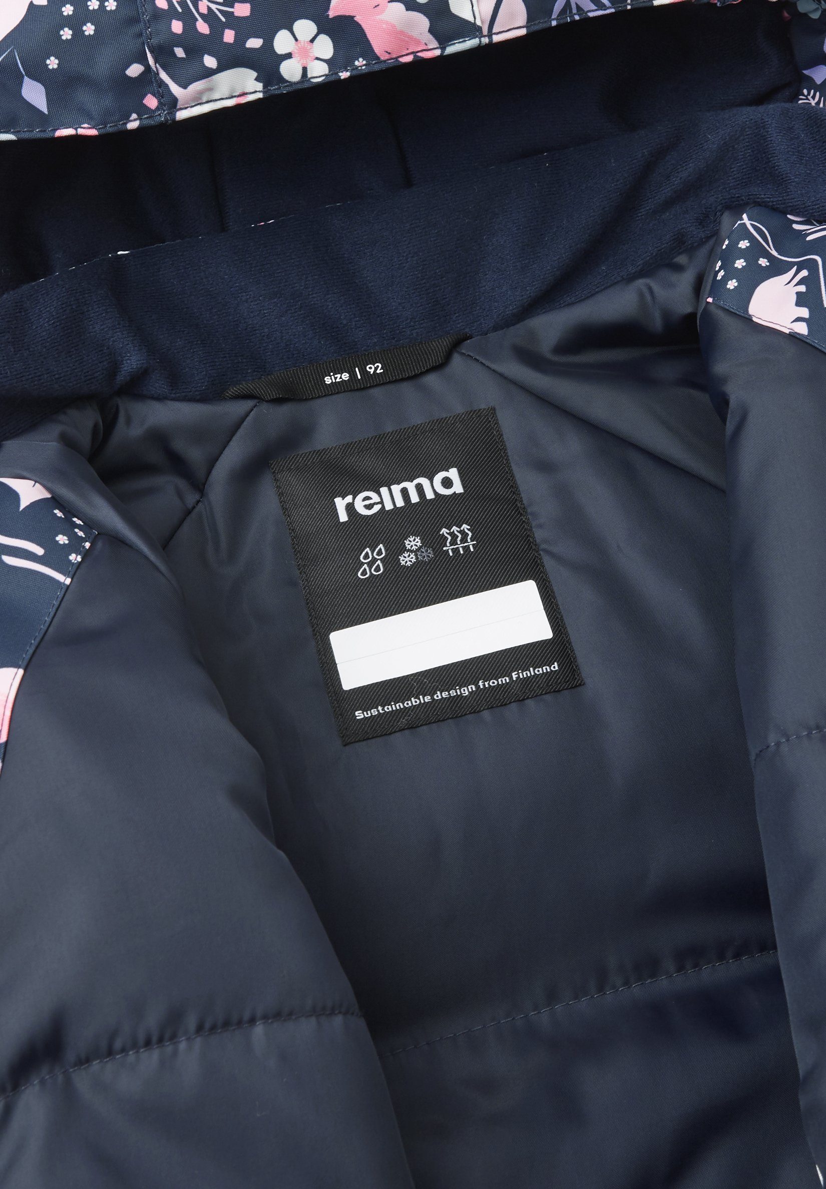 reima PUHURI snowsuit with waterproof sealed seams, zipper