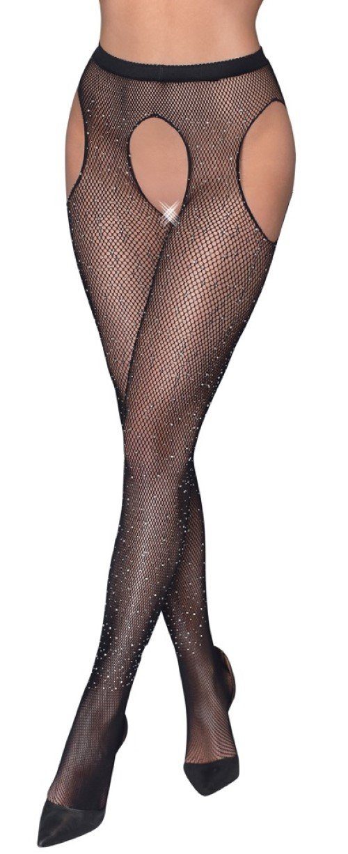 L LEGWEAR S Cottelli Strumpfhose Sexstrumpfhose - Cottelli - LEGWEAR