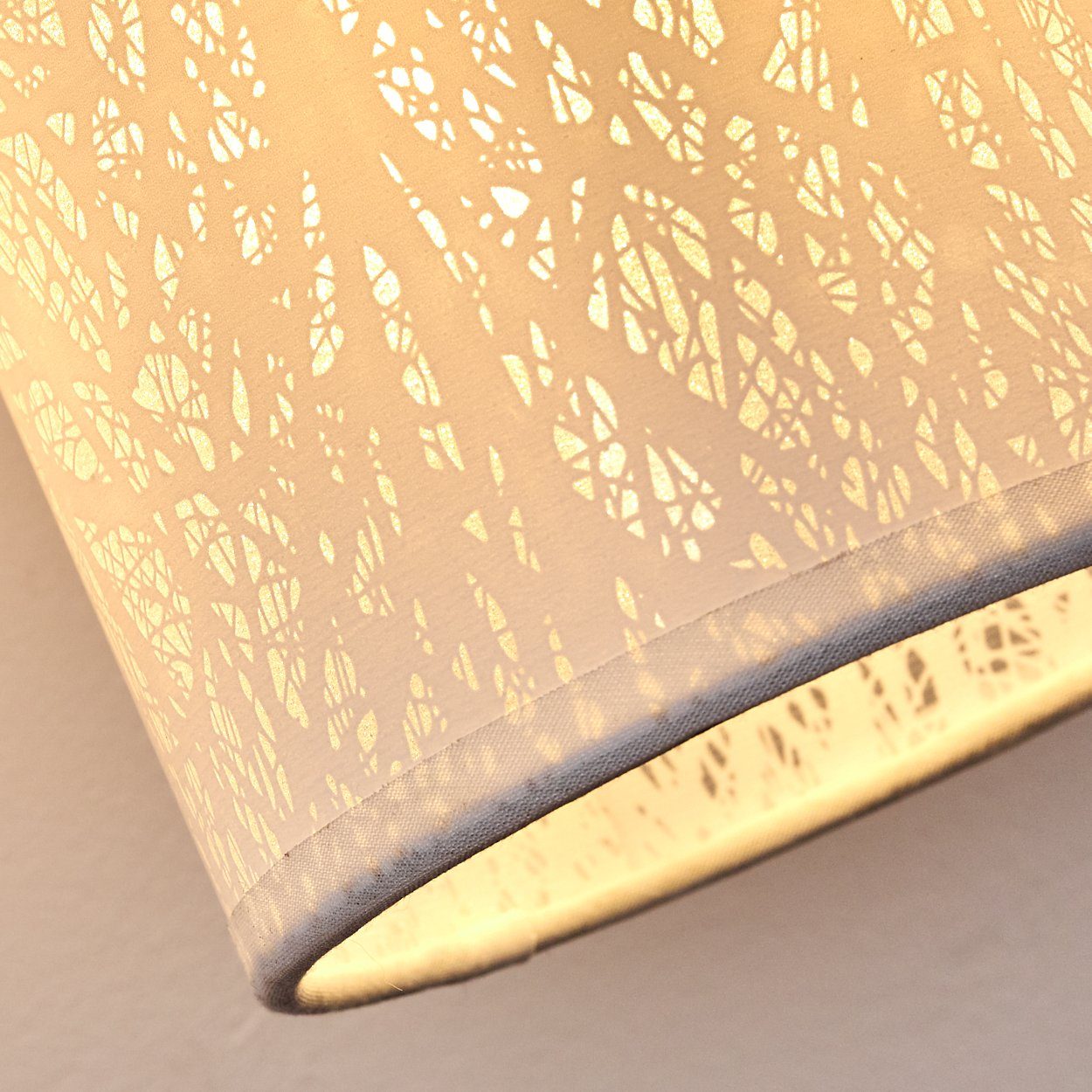 hofstein Wandlampe Baummuster in verstellbarer An-/ Ausschalter aus Wandspot Wandleuchte Leuchtmittel, mit »Alseno« Metall/Kunststoff Weiß, E14, u. ohne