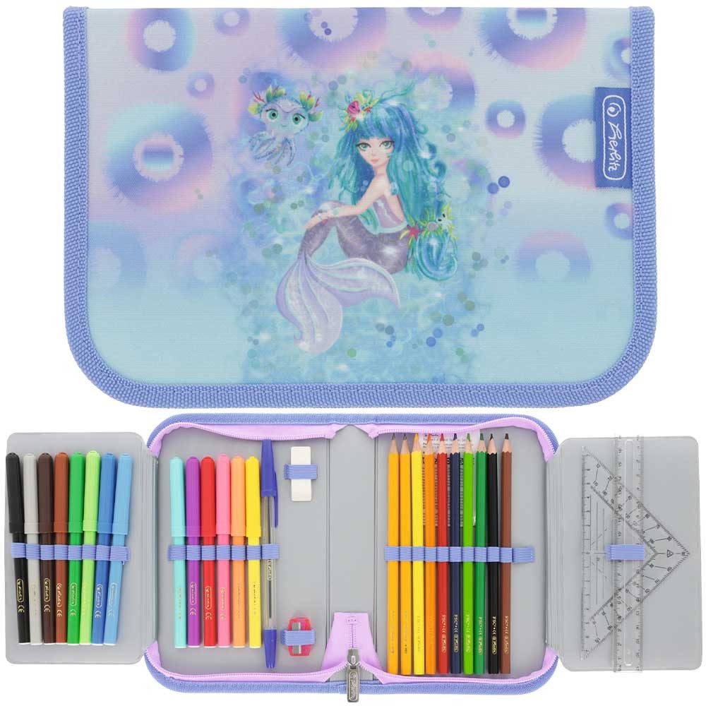 Herlitz Federmäppchen 31-teilig 2025 Mädchen Mystic Mermaid