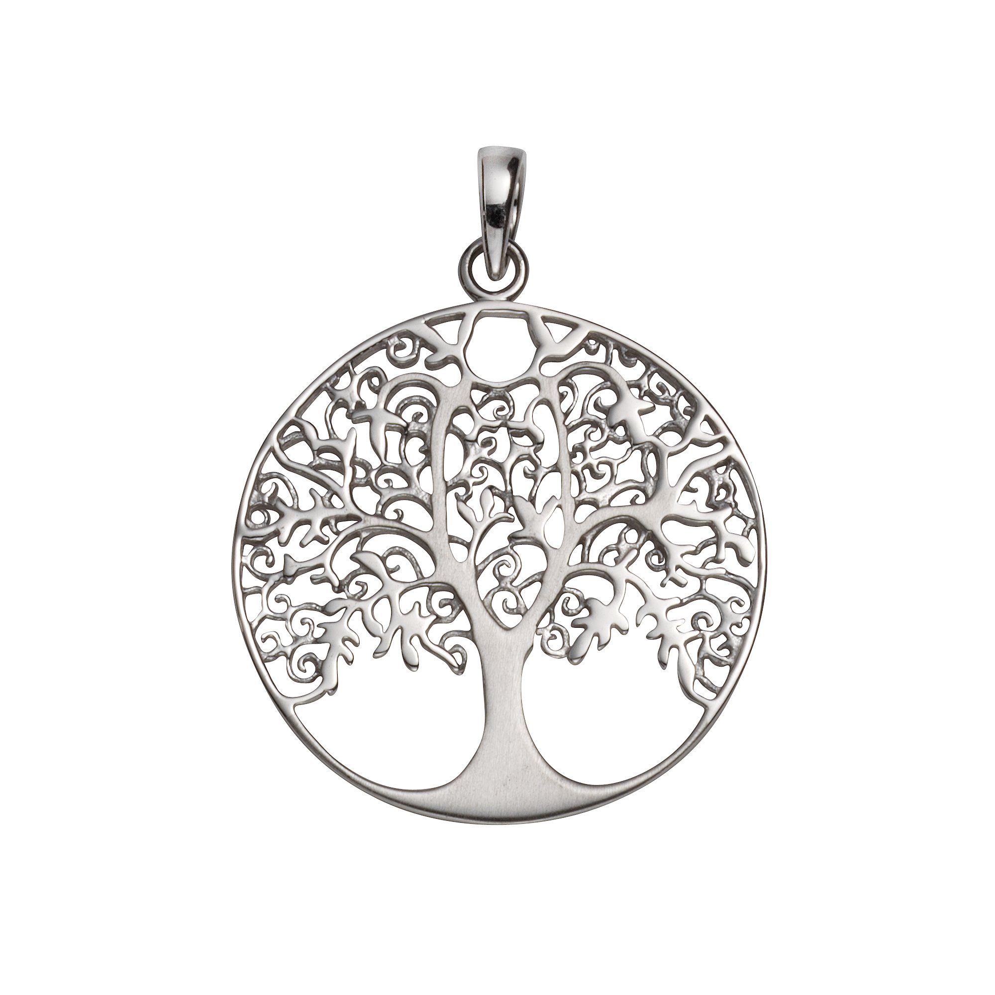 Vivance Das ideale Anlässe Geschenk Sterling 925 rhodiniert Silber für Lebensbaum, besondere Kettenanhänger