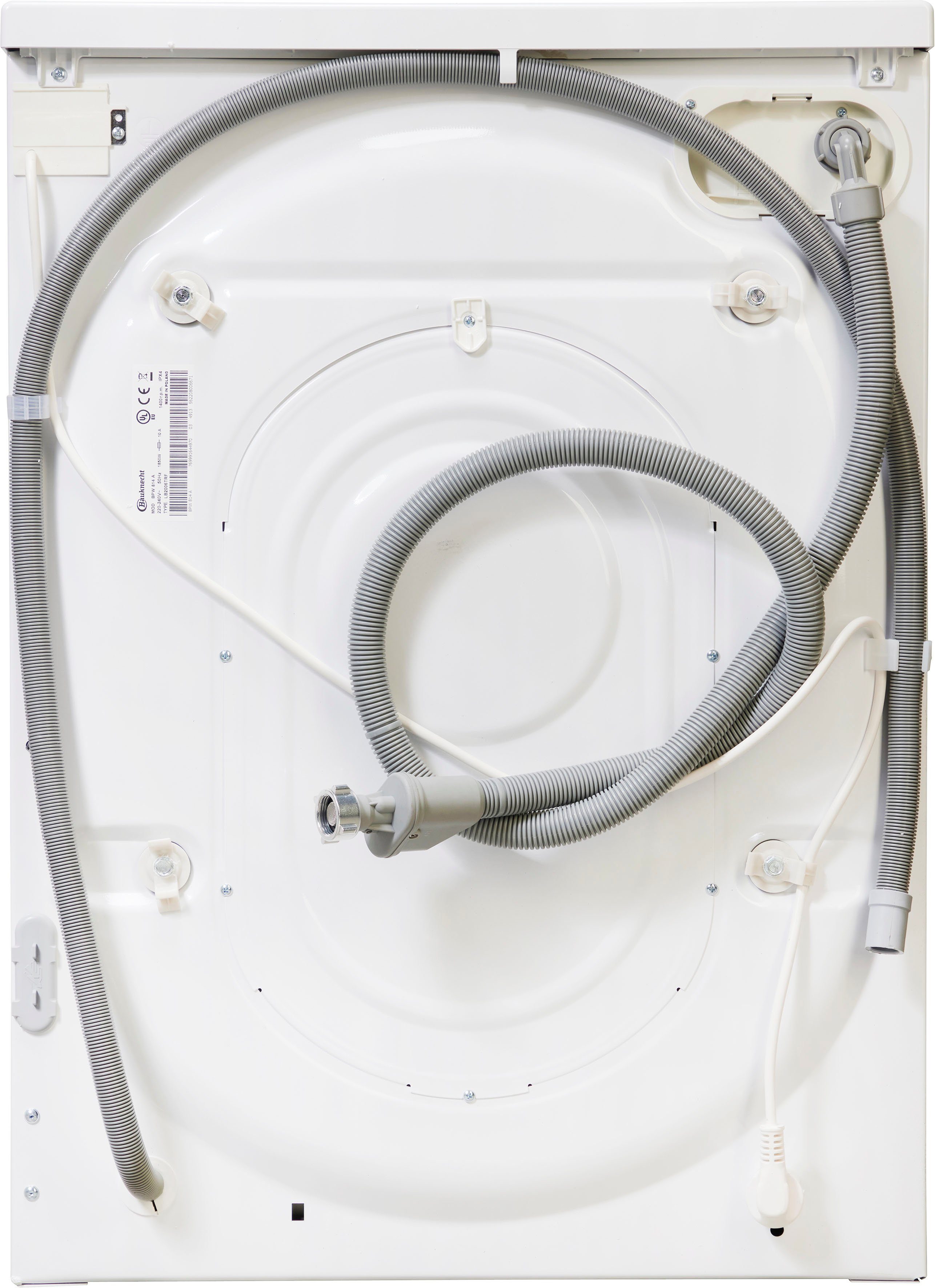 BAUKNECHT Waschmaschine BPW 814 A, 8 kg, 1400 U/min, TOP 4 Flecken 40° & Anti-Allergie – 8 kg, geräuscharm – Bild 5 von 5