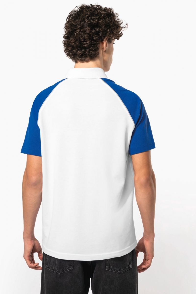 Kariban Poloshirt Herren Baseball Kurzarm Poloshirt