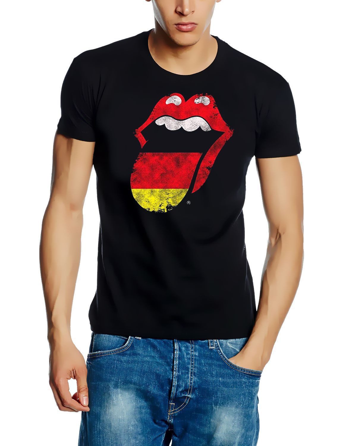 The Rolling Stones Print-Shirt ROLLING STONES ZUNGE T-Shirt Deutschland S M L