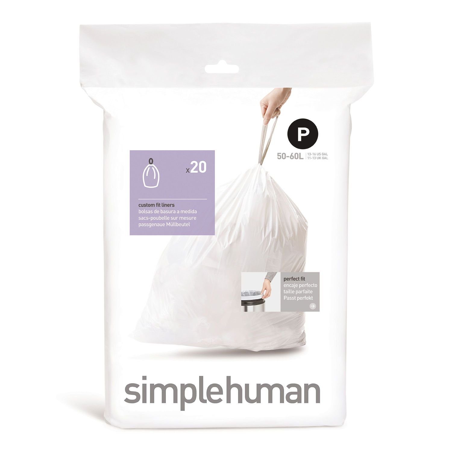 simplehuman Мусорные урны Passgenaue Мусорные урны Code P 20 Stück