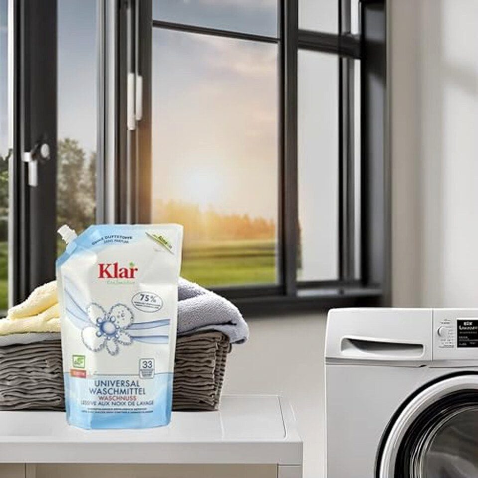 Klar Klar eco Sensitive Universalwaschmittel Waschnuss Flüssig, 1 er 1500 ml