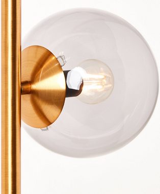 Guido Maria Kretschmer Home&Living Stehlampe »Arlberg«, bronzefarben, Rauchglas, E14, H: 165,5cm