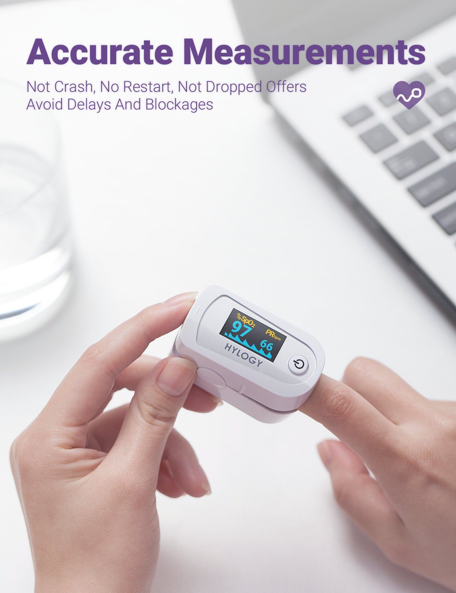 HYLOGY Pulsoximeter MD300C23