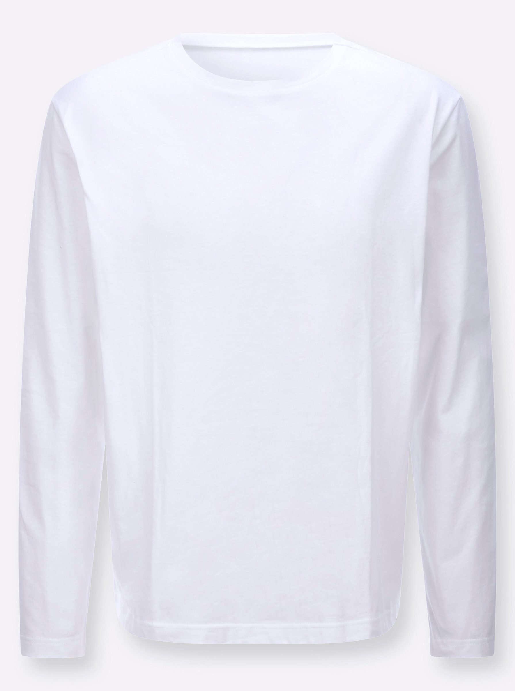 Sieh an! T-Shirt Rundhals-Shirt Langarm