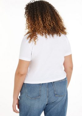 Calvin Klein Jeans T-Shirt CK ADDRESS LOGO BABY TEE mit hohem Rundhalsausschnitt