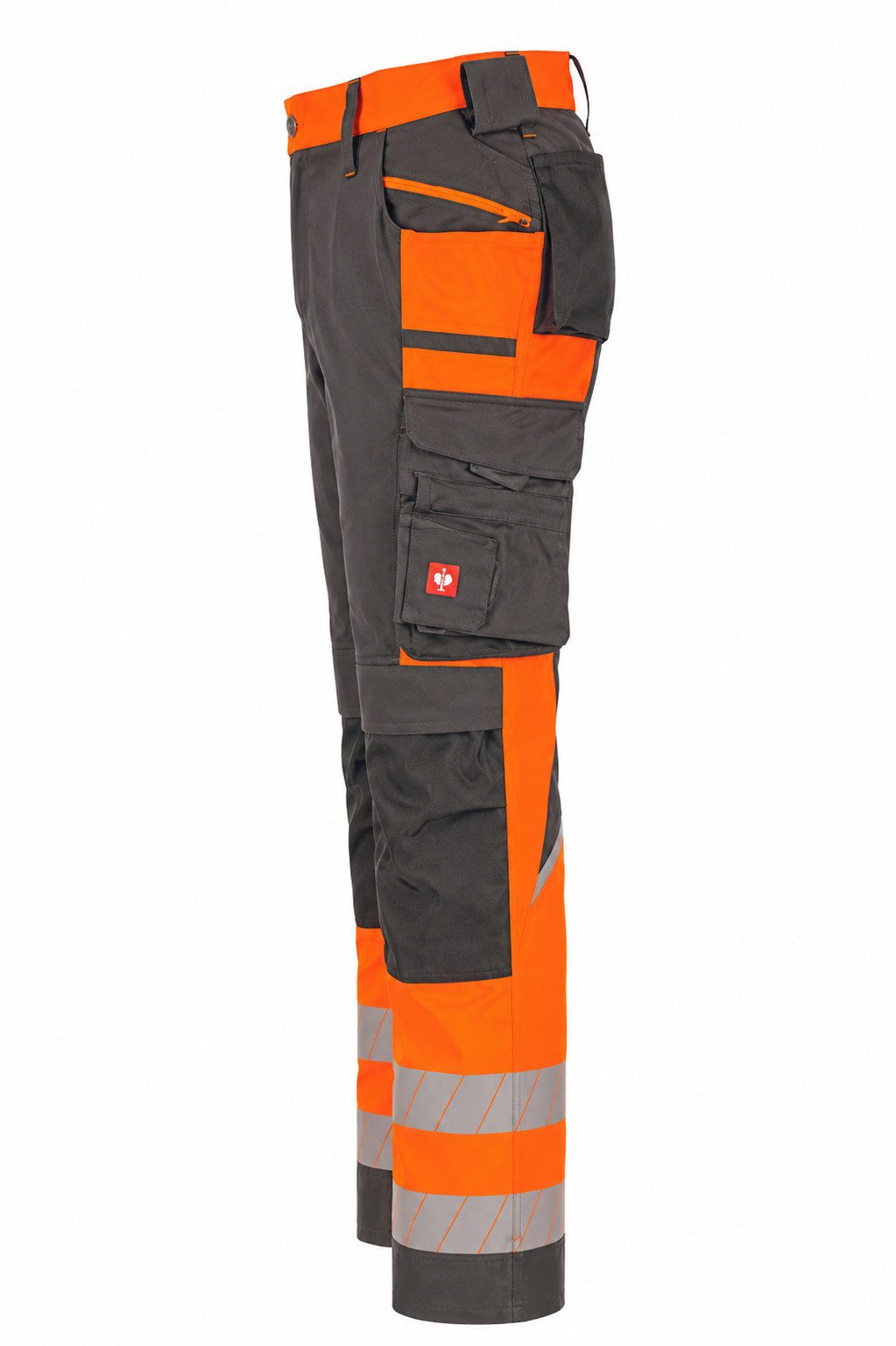 Engelbert Strauss Arbeitsbundhose Warnschutz-Bundhose e.s.motion 24/7 Herren anthrazit/warnorange hochwertige Reflexstreifen