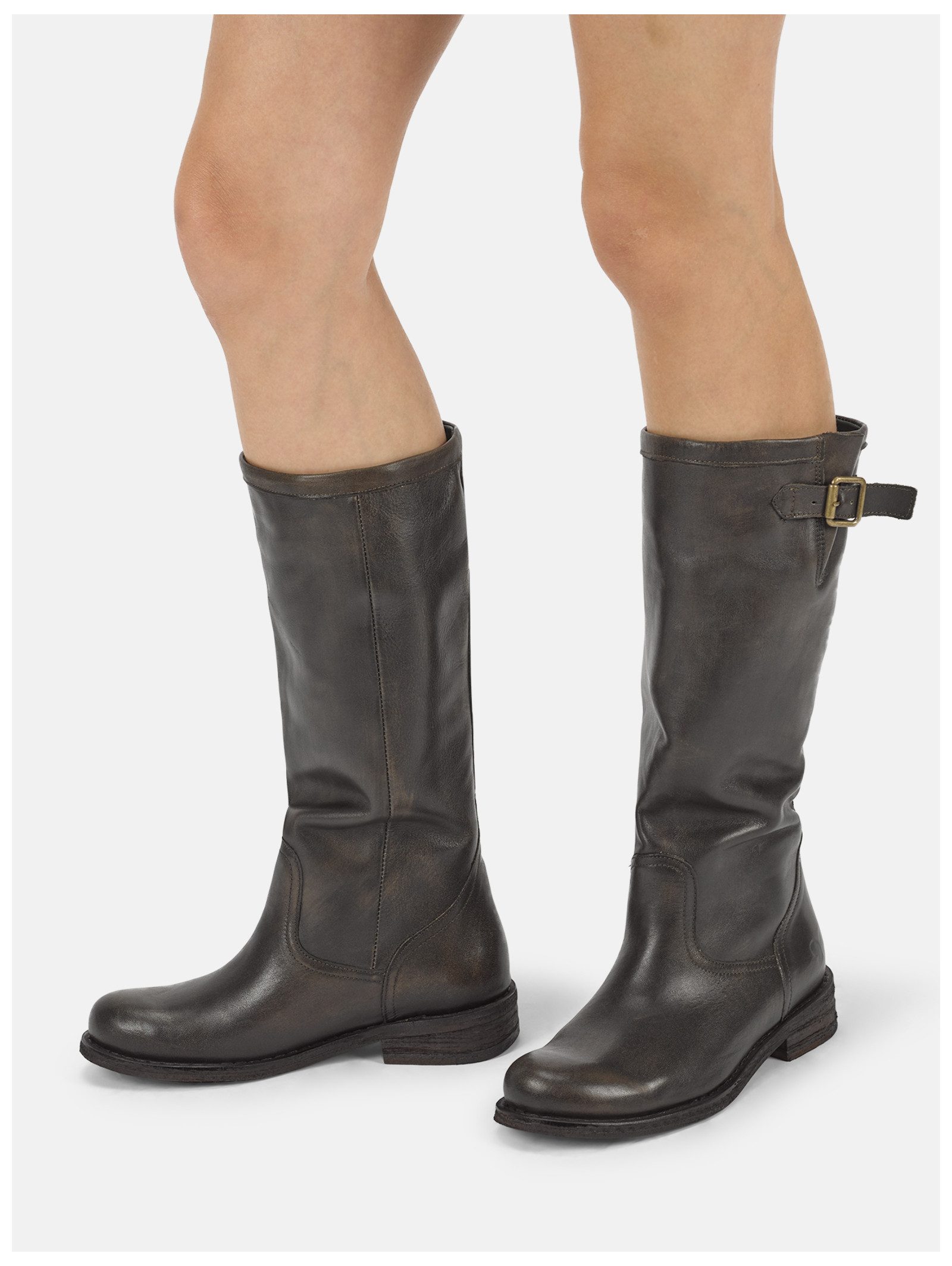 Felmini Stiefel Leder . Bikerboots