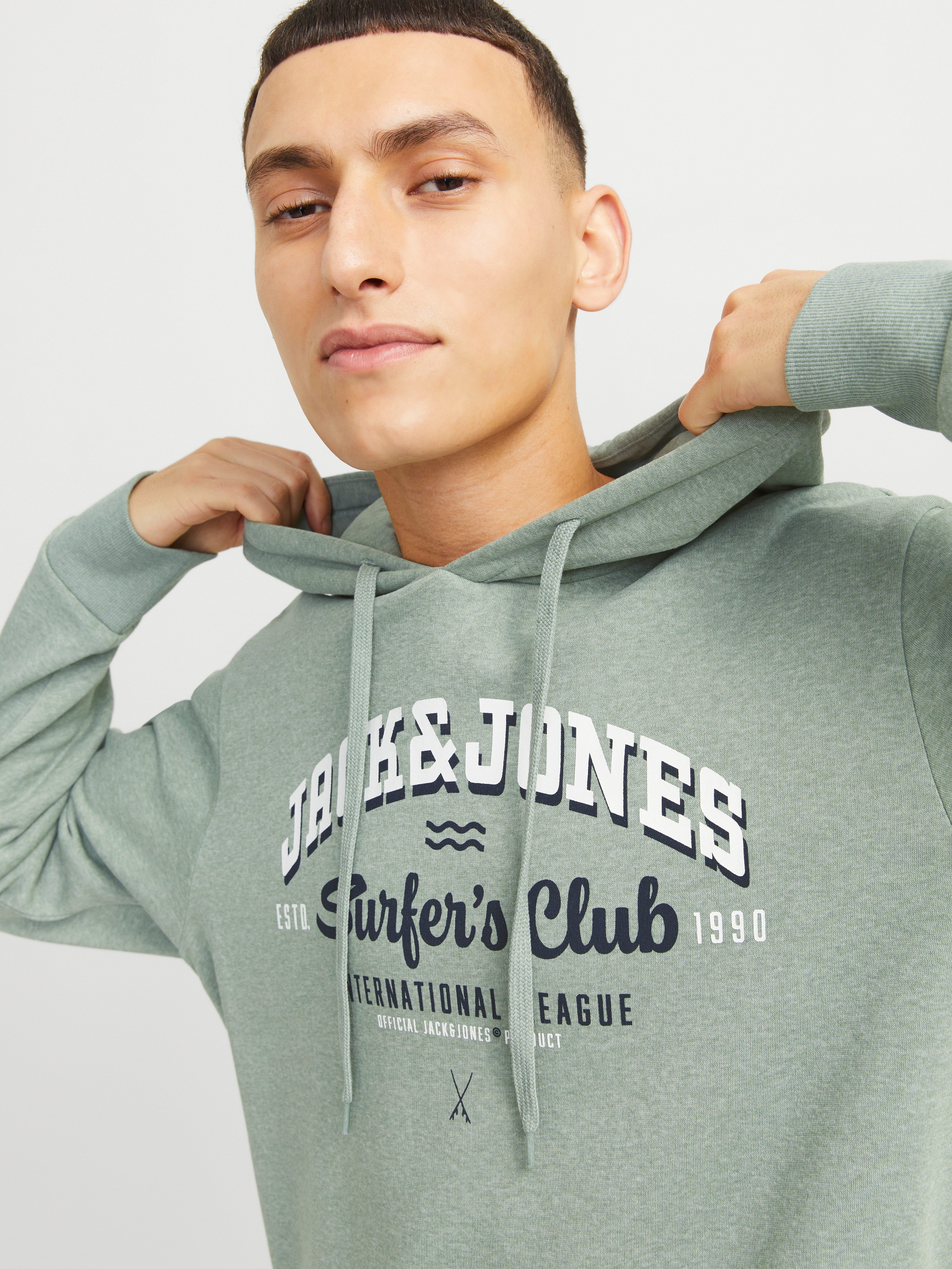 Jack & Jones Kapuzensweatshirt JJELOGO SWEAT günstig online kaufen