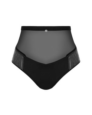 Obsessive Panty Panty Milladis schwarz mit Metallkettchen Fransen (einzel, 1-St)