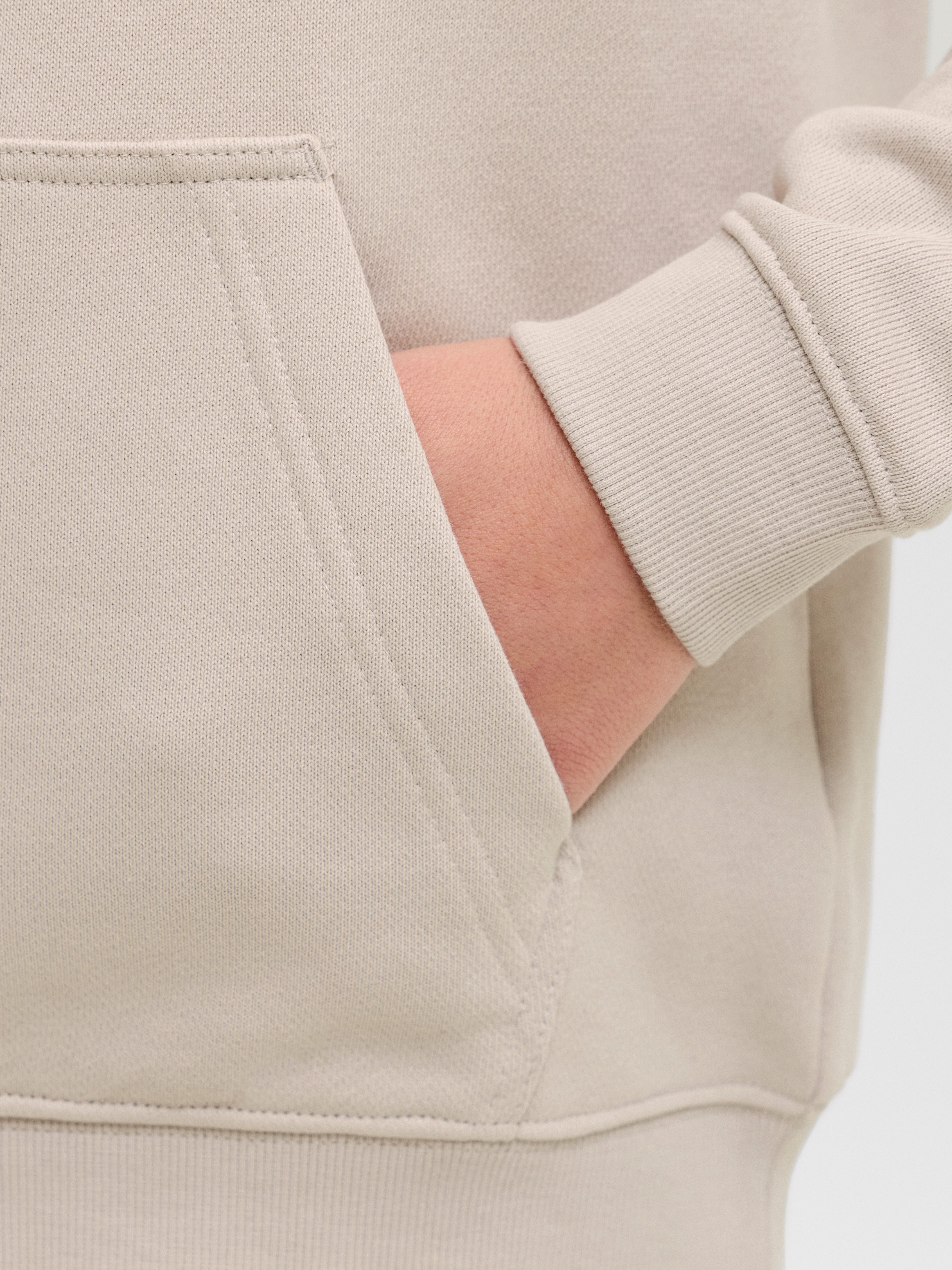 Jack & Jones Junior Kapuzensweatshirt JJEDENVER LOGO SWEAT HOOD JNR Baumwollmischung, locker geschnitten – Bild 3 von 5