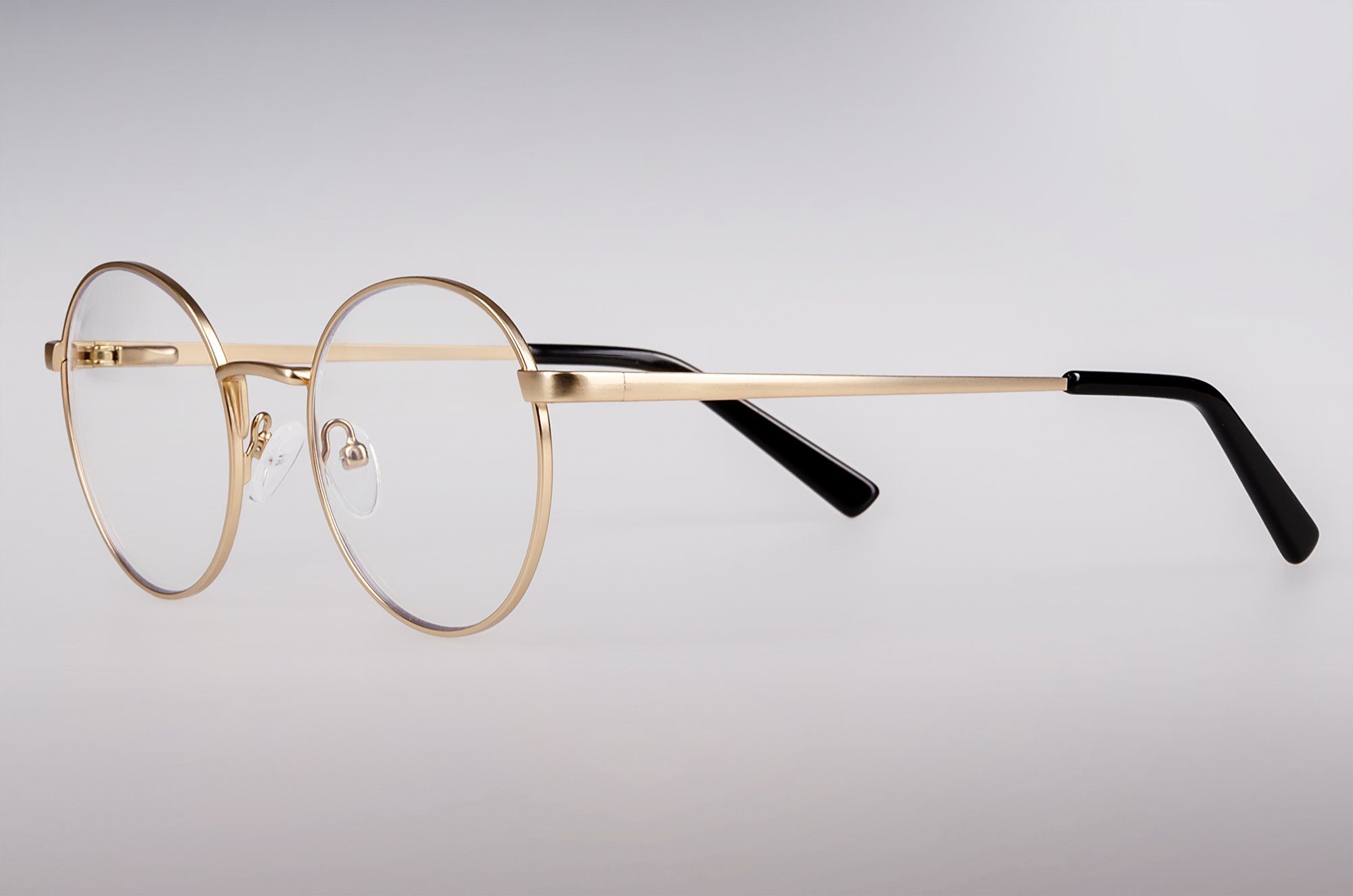 Edison & King Lesebrille Delight, entspiegelt - runde Brille im Retro-Stil - Metallfassung