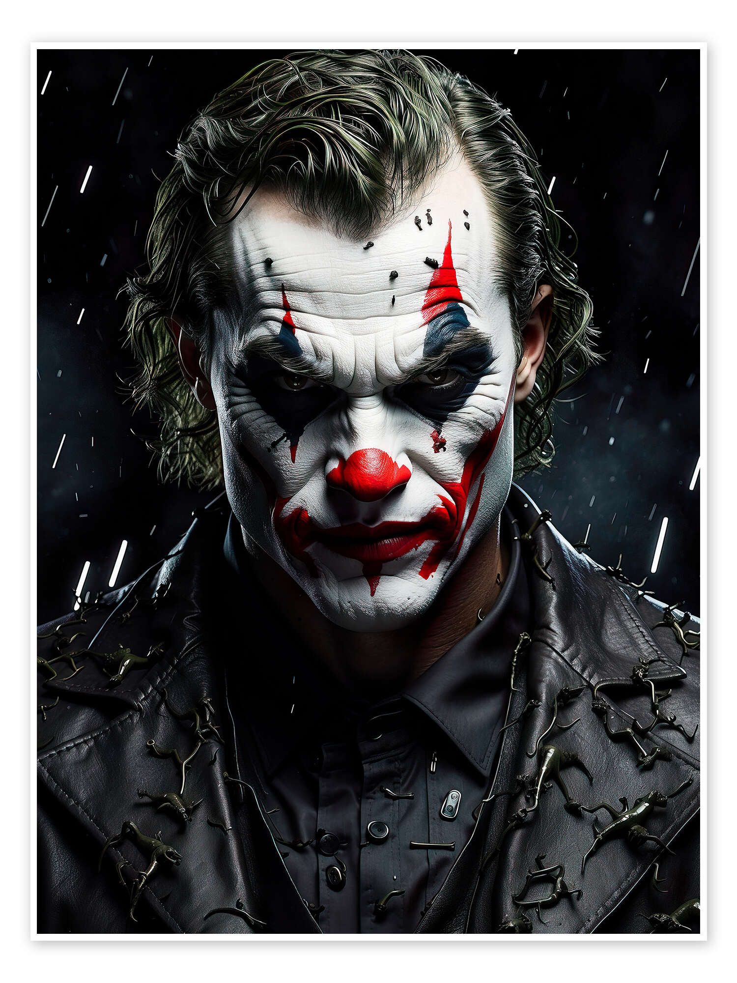 Posterlounge Wandbild Dark Joker, nobelart, erhältlich als Poster, Leinwandbild, Wandsticker oder Acrylglasbild