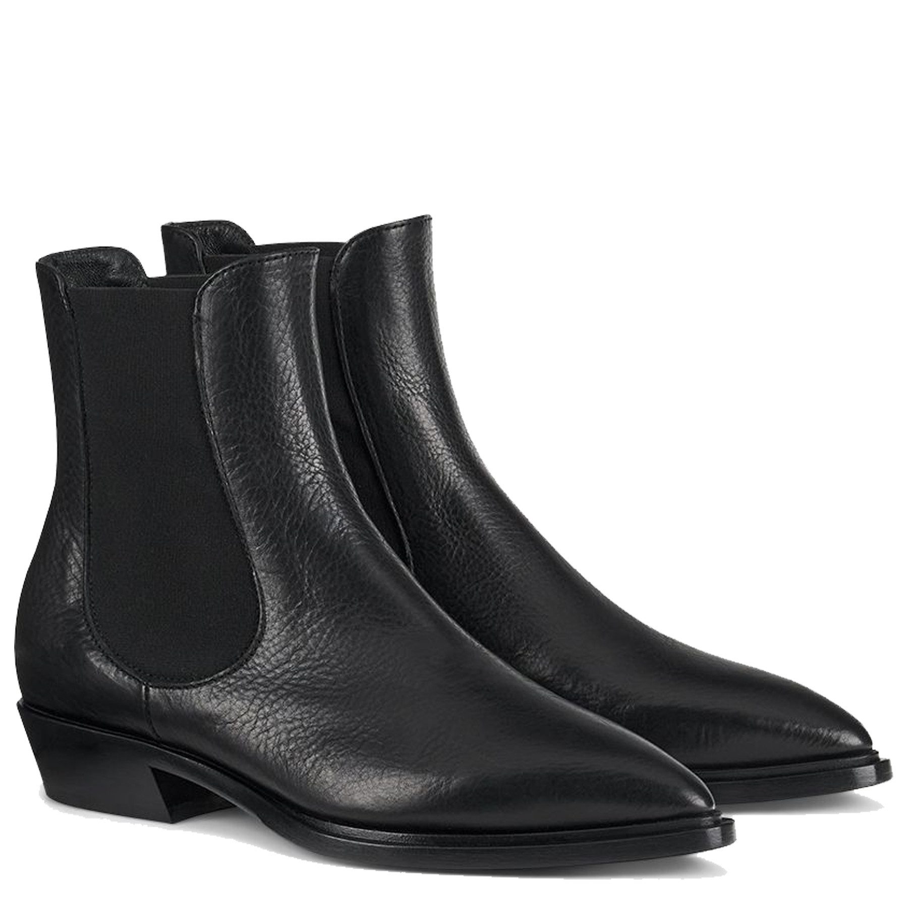 Attilio Giusti Leombruni AGL Stiefelette MAHE' BEAT aus Leder - Schwarz Stiefelette