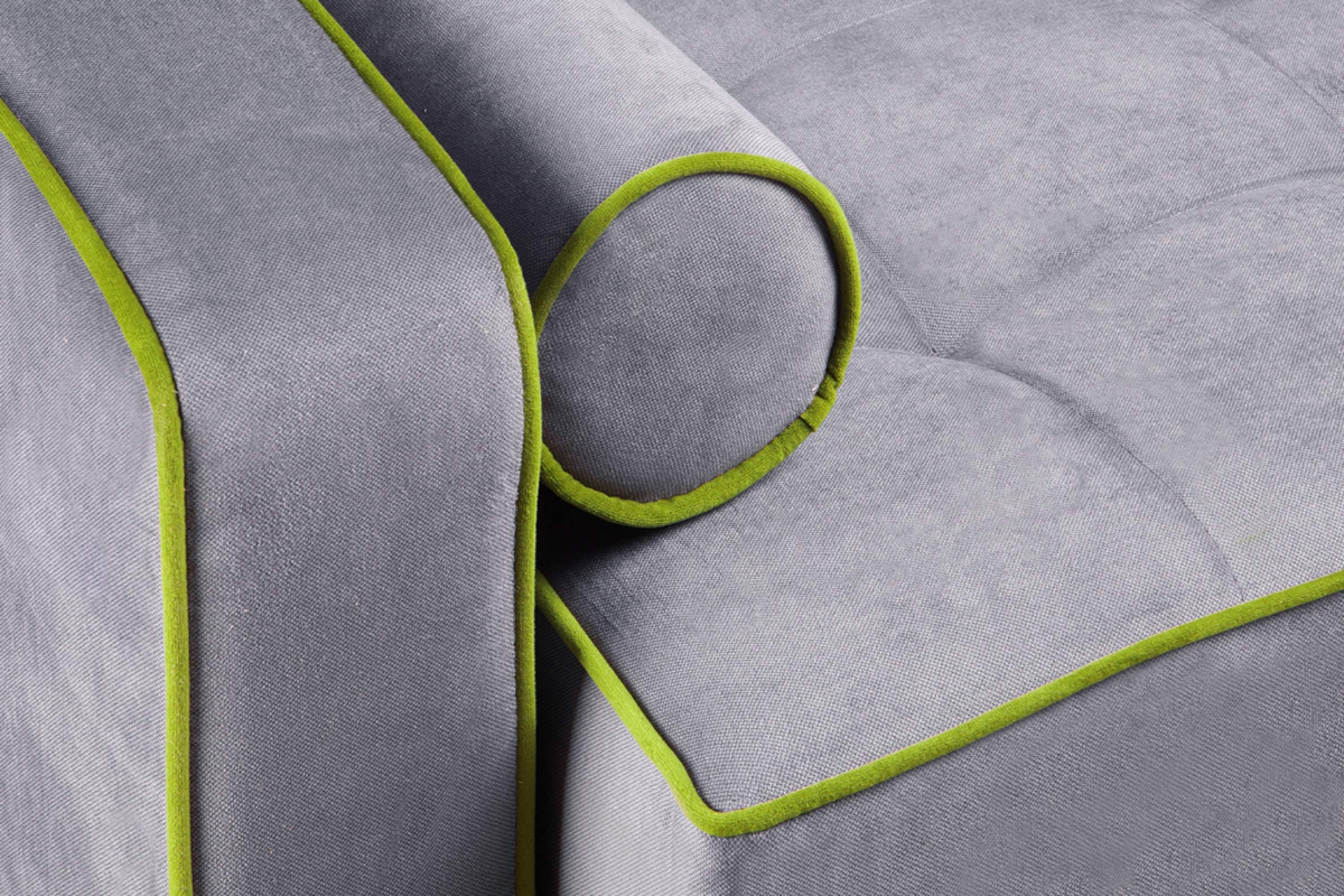 KONSIMO® Schlafsofa DOZER Sofa 3 Personen, ausziehbar, Velours, mit Armlehnen, mit Bettkasten