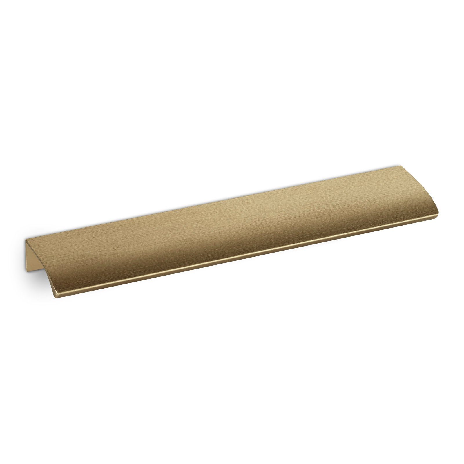SO-TECH® Möbelgriff Griffleiste Blankett Alex, Aluminium gebürstet, L 4-35 cm, Messingoptik gebürstet, Länge 200 mm, inkl. Schrauben