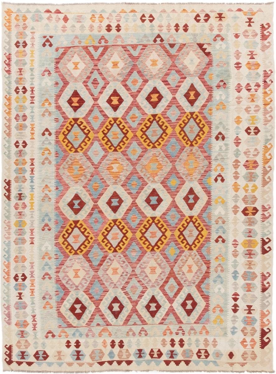 Orientteppich Kelim Afghan 255x340 Handgewebter Orientteppich, Nain Trading, rechteckig, Höhe: 3 mm