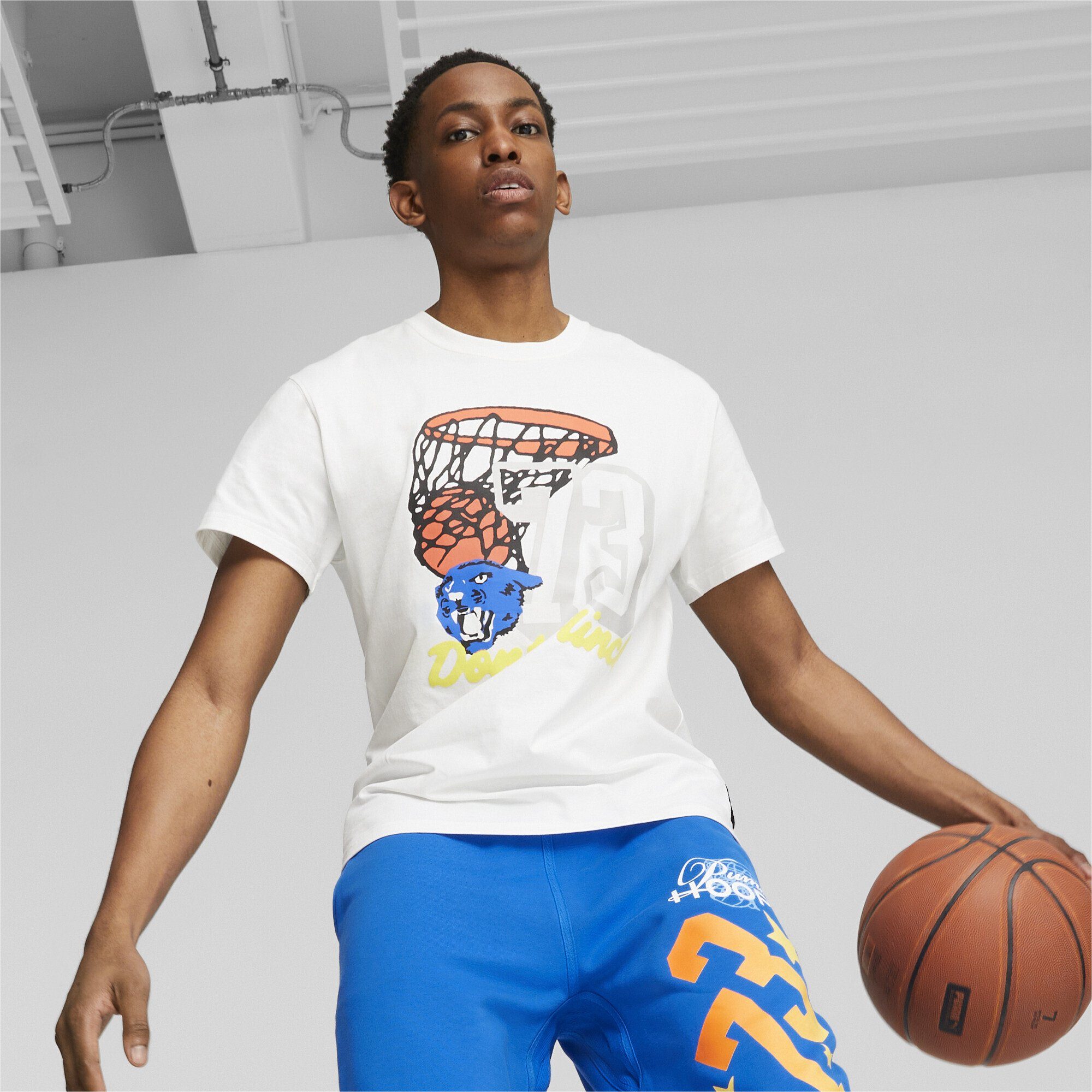 T-Shirt Trainingsshirt PUMA FRANCHISE Herren Basketball