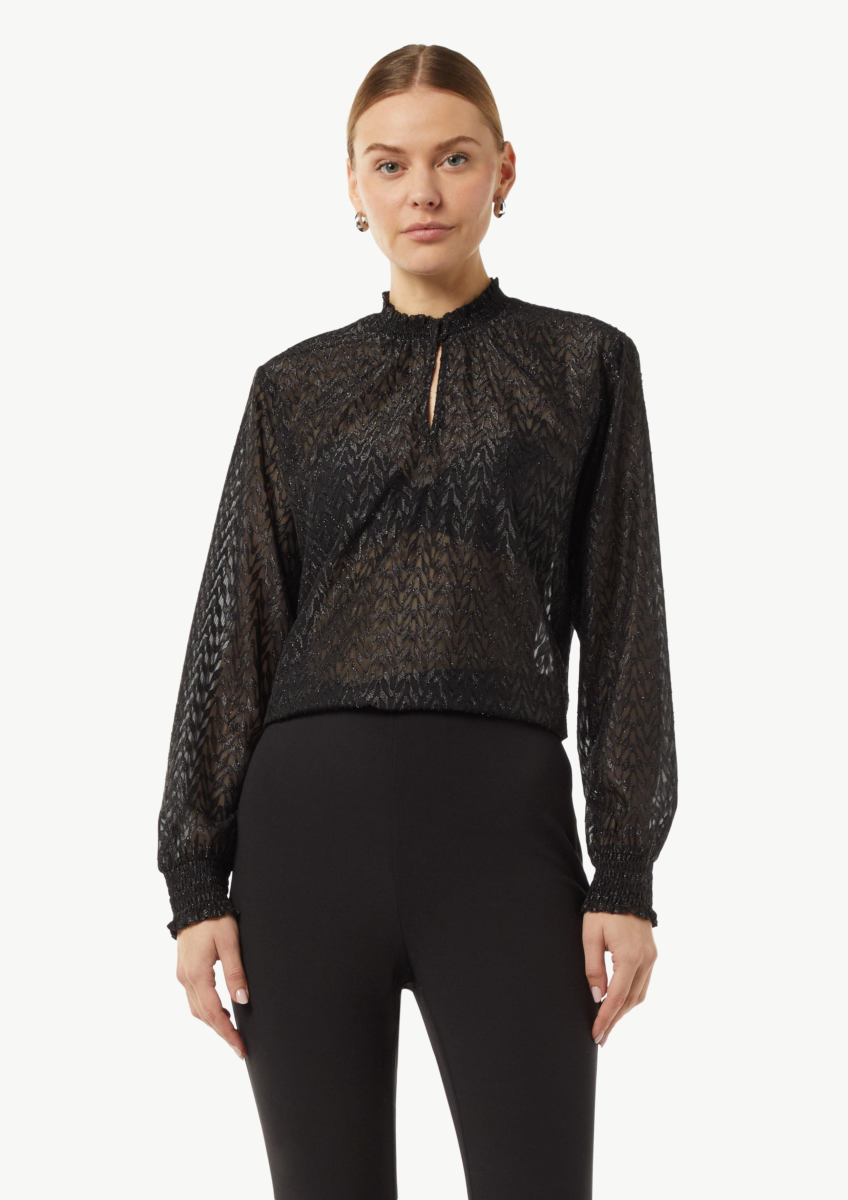 comma casual identity Langarmbluse Bluse mit günstig online kaufen
