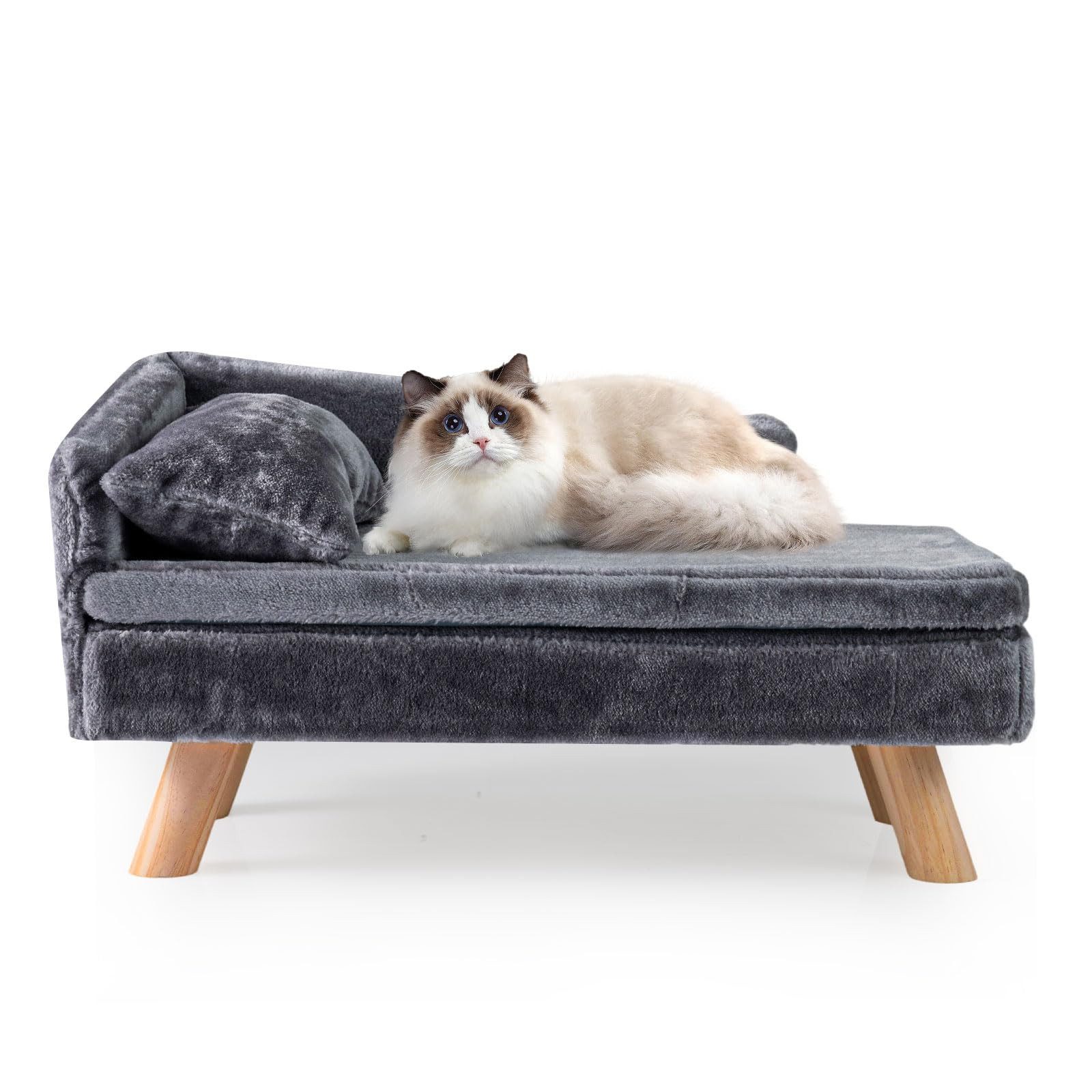 COSTWAY Tiersofa, Katzensofa, Katzenbett, mit 2 abnehmbaren Kissens günstig online kaufen