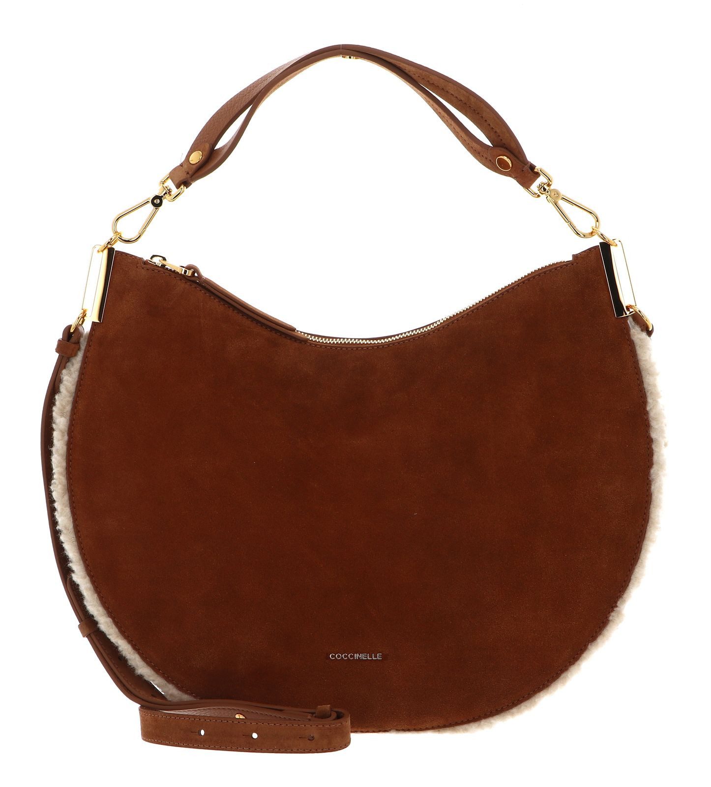Schultertasche Suede Leather Eco Shearling Shoulderbag