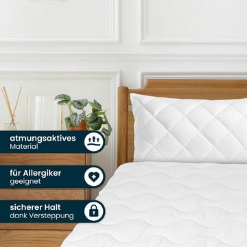 Microfaserbettdecke + Kopfkissen, Bettdecke & Kopfkissen-Set - 2-Set Kopfkissen - Ganzjahresdecke, Gentle North, Füllung: 100% Polyester, Reißverschluss beim Kissen - waschbar - allergikerfreundlich