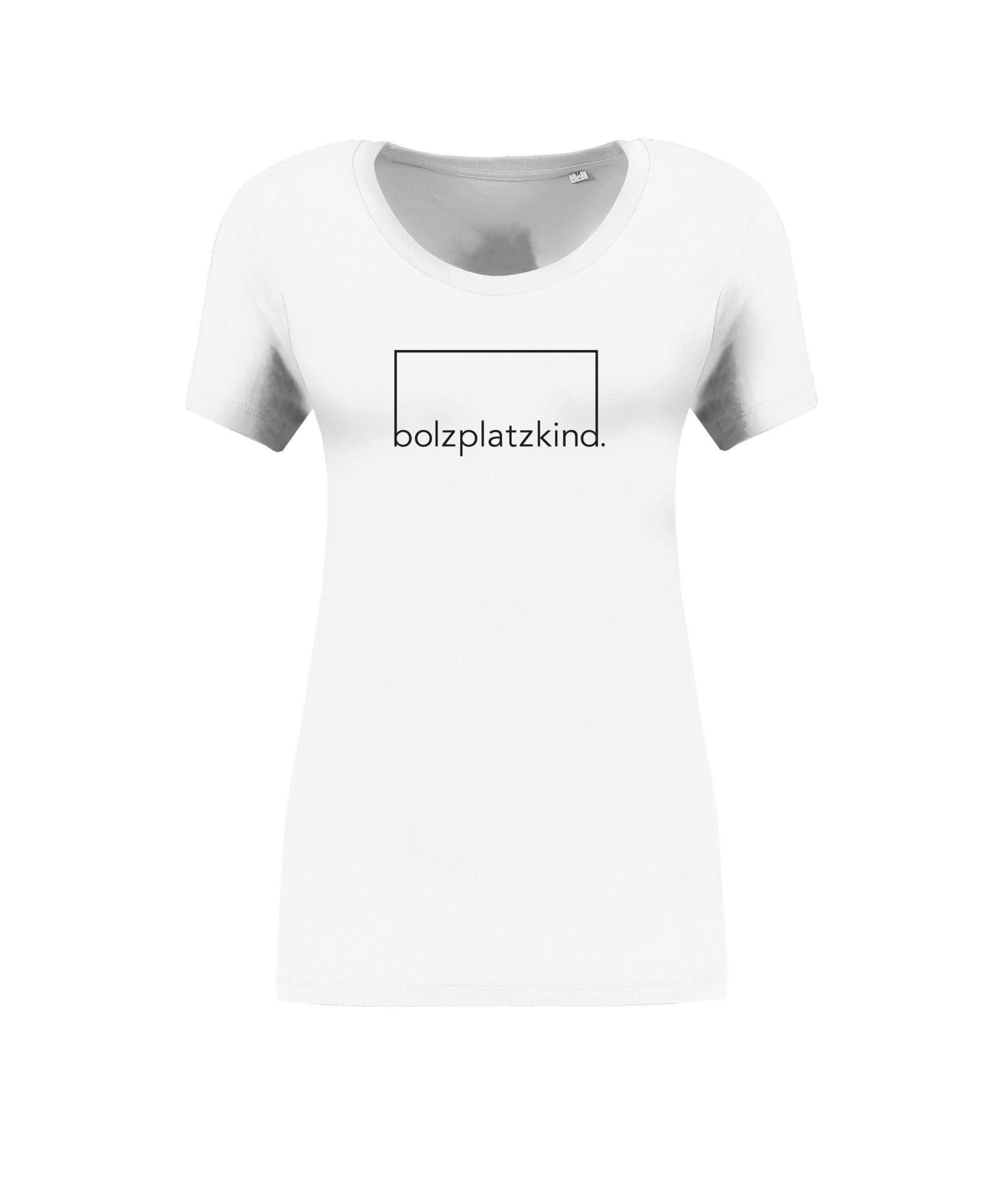 Bolzplatzkind T-Shirt "Geduld" T-Shirt Damen default weissschwarz