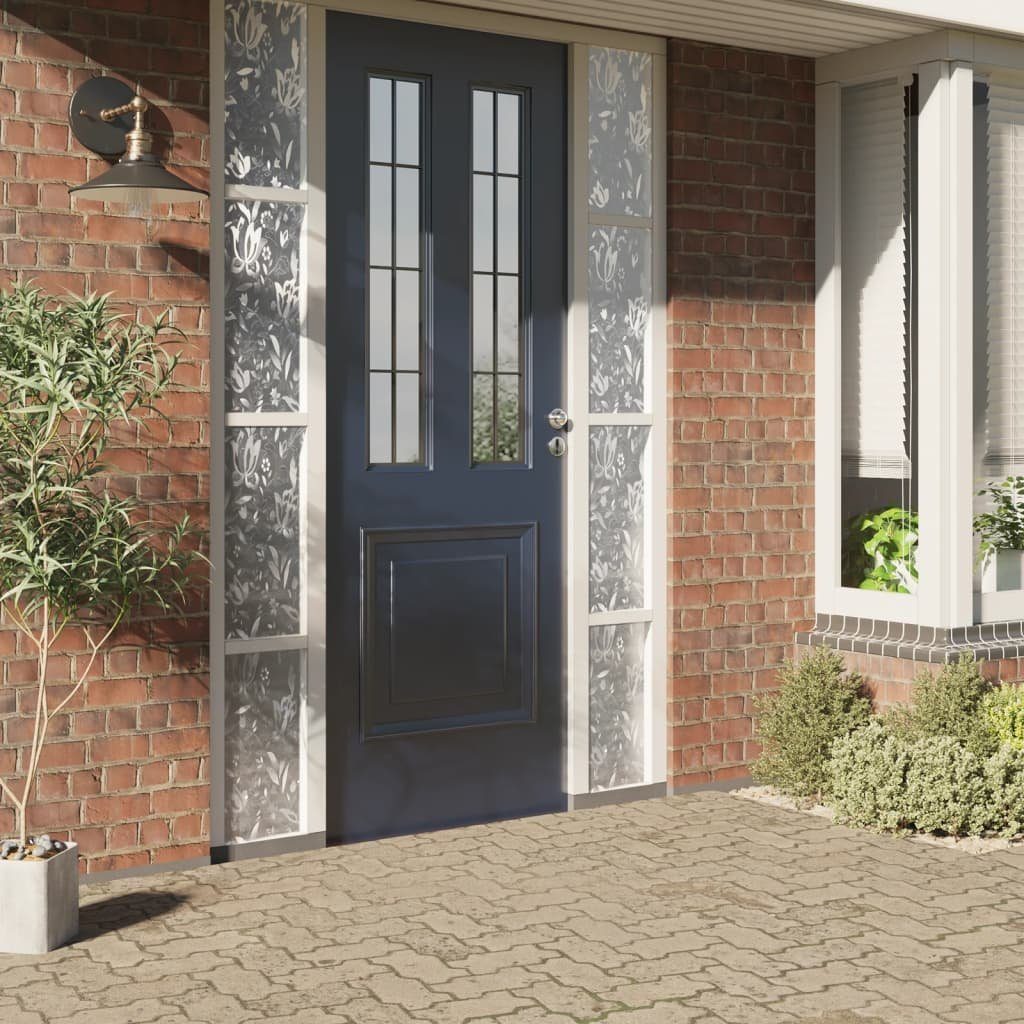 vidaXL Fensterfolie Fensterfolie Matt Blumen-Muster 90x500 günstig online kaufen
