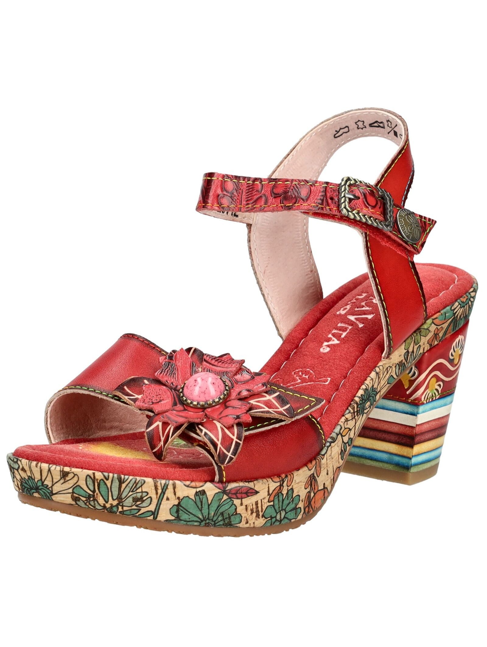 LAURA VITA LAURA VITA Sandalen Leder High-Heel-Sandalette