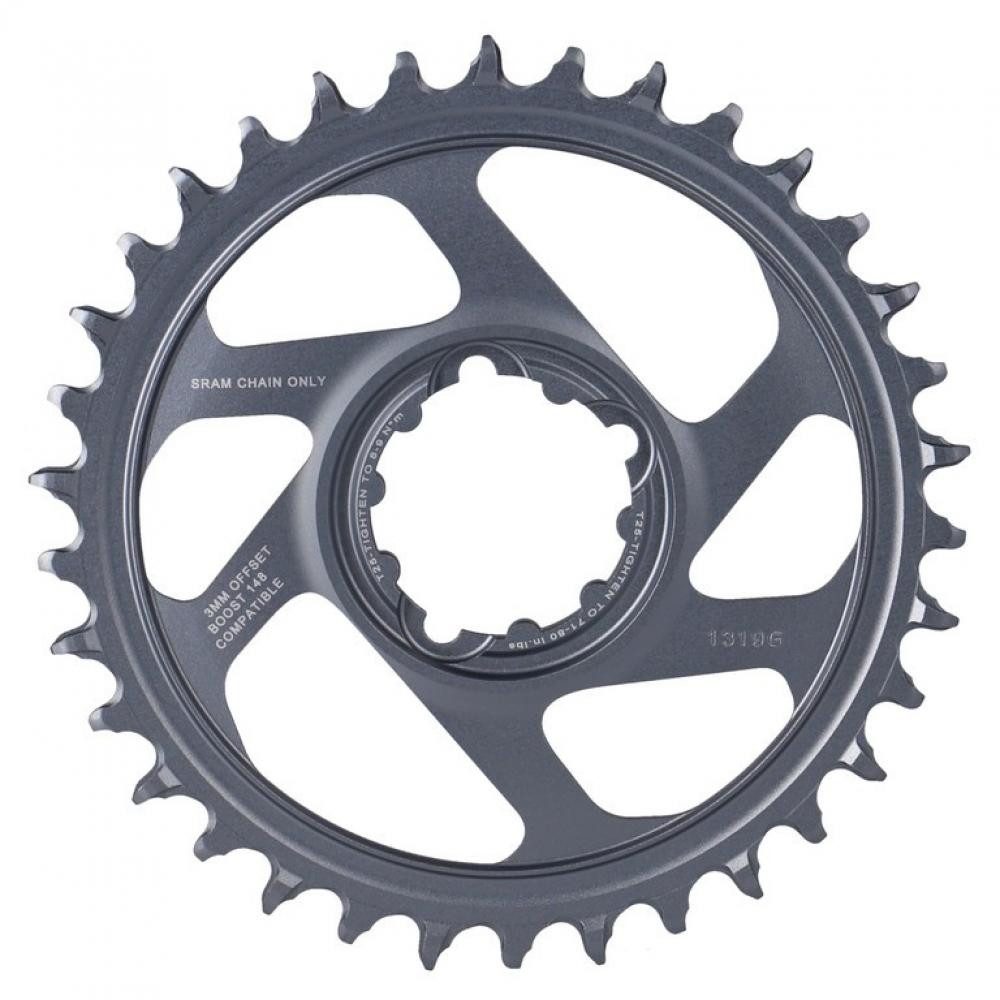 Kettenschaltung SRAM Kettenblatt X-Sync 2 Eagle 34T - 3 mm, grau