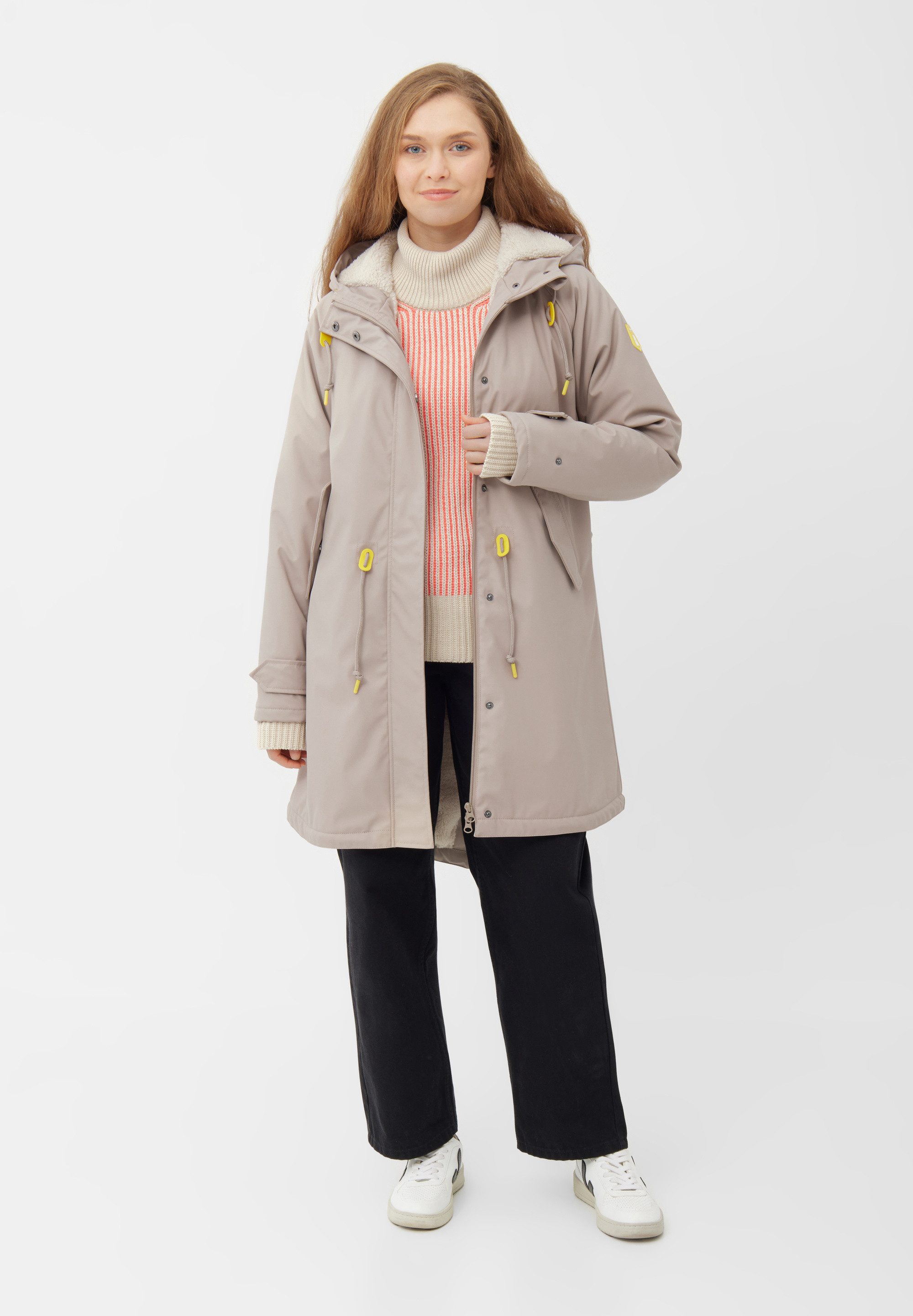 Derbe Regenmantel Tidaholm Wasserabweisend, winddicht, Teddylining
