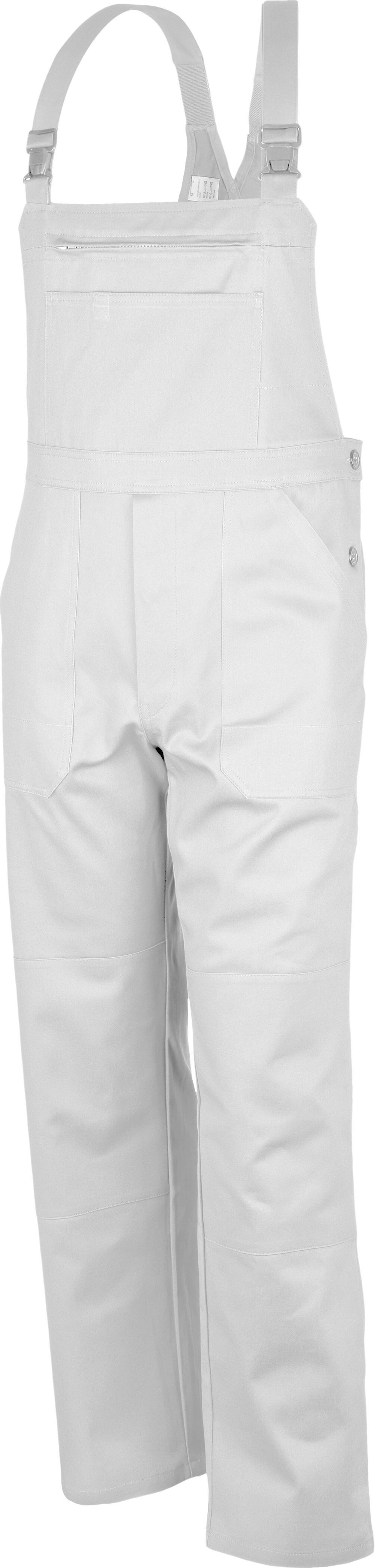 Qualitex Workwear Arbeitslatzhose basic Arbeitshose BW 240 g - waschbarer Blaumann aus reiner Baumwolle (1-tlg) Latzhose mit 7 Taschen - Blickdicht - Strapazierfähig - Pflegeleicht