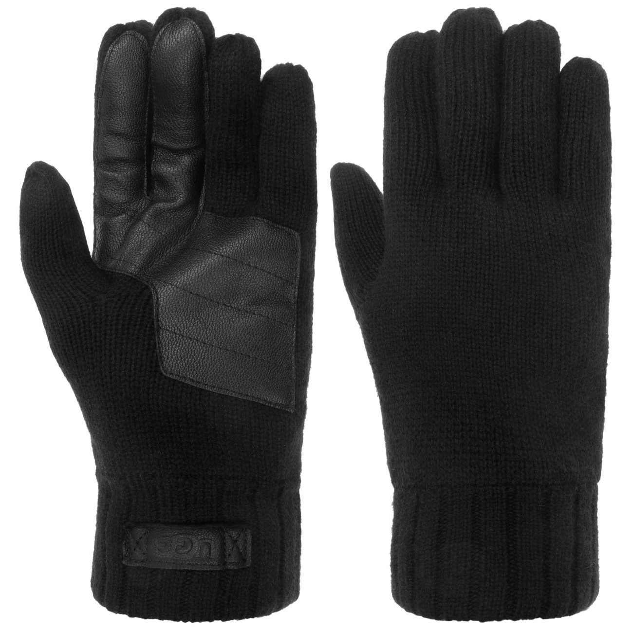 UGG Strickhandschuhe Handschuhe mit Futter schwarz