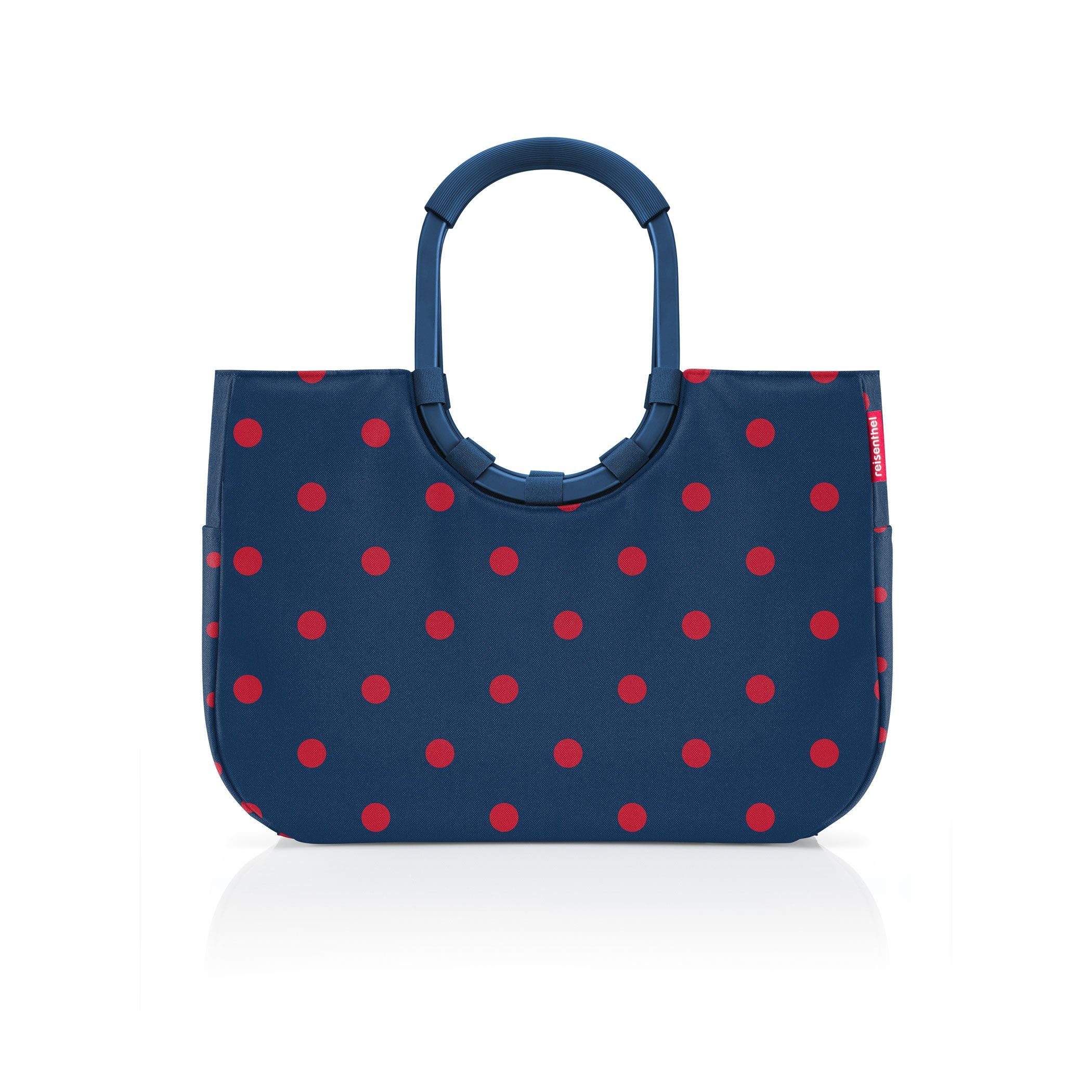 REISENTHEL® Schultertasche loopshopper L frame mixed dots red OR3076