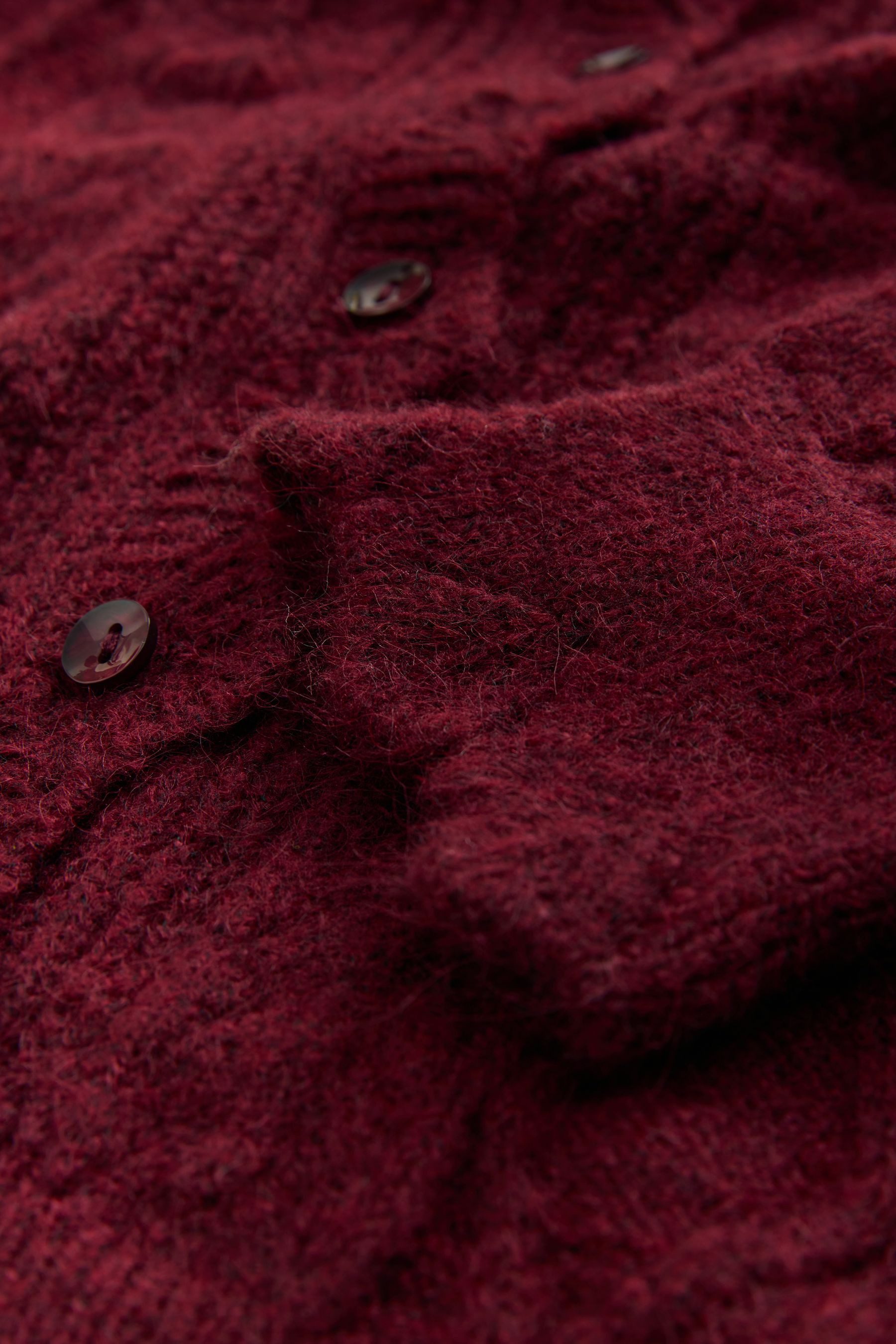 LAURA ASHLEY Strickjacke Laura Ashley Strickjacke mit Pointelle (1-tlg)