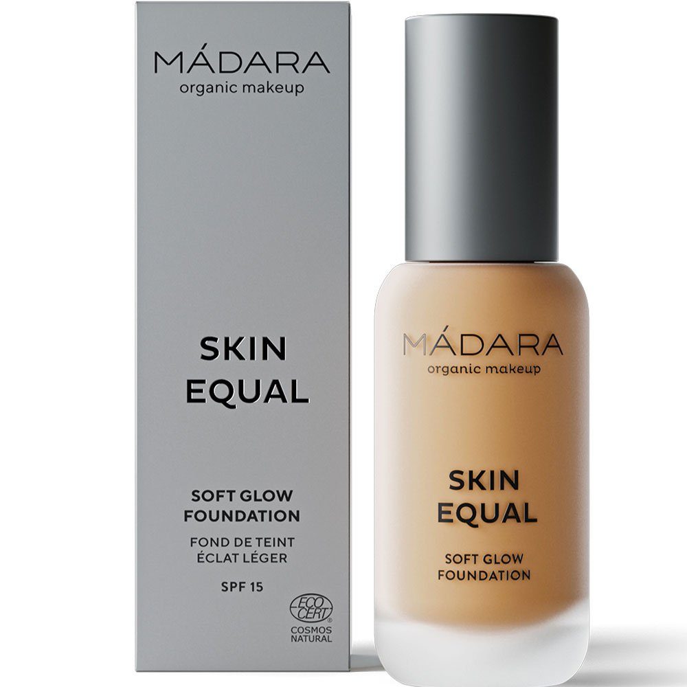 Madara Foundation Grundierung für sanftes Strahlen GOLDEN SAND, Gold, 30 ml