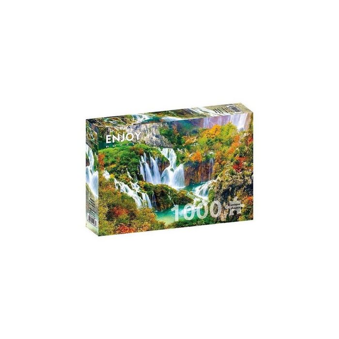 ENJOY Puzzle Puzzle ENJOY-1266 - Plitvicer Wasserfälle im Herbst Puzzle ... Puzzleteile