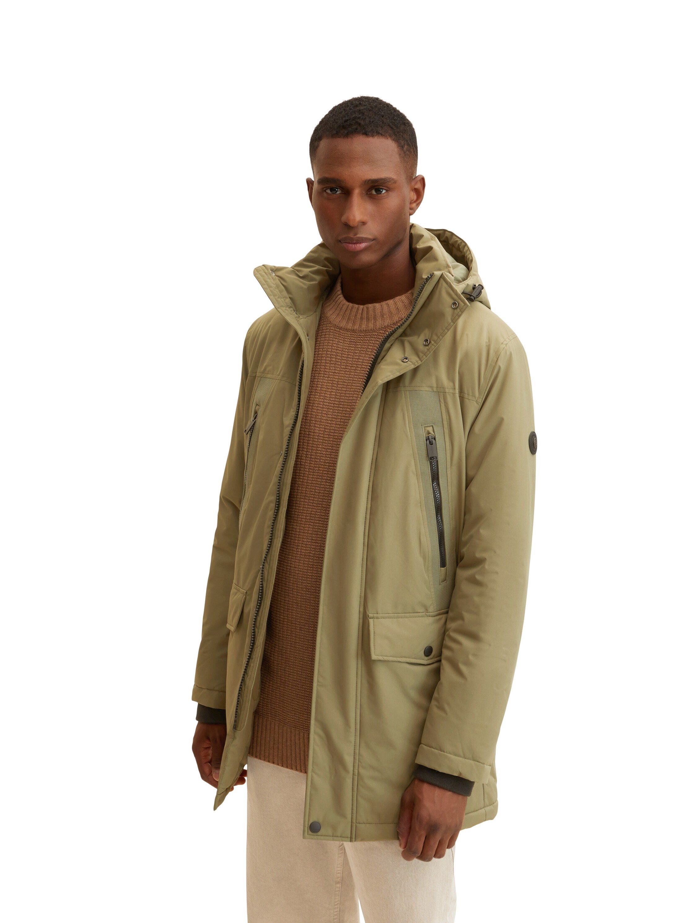 TOM TAILOR Jackenblazer Parka mit abnehmbarer Kapuze