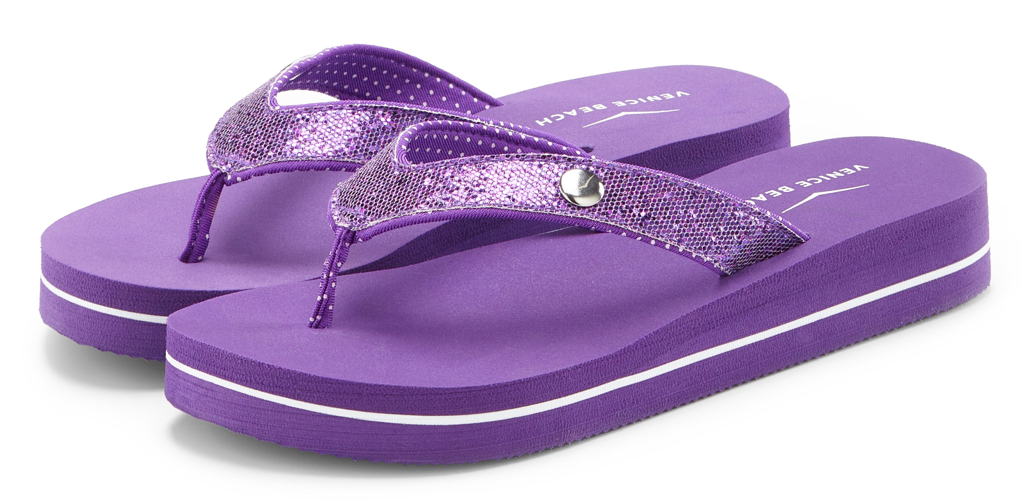 Venice Beach Sandale, Badeschuh, Badelatsche, Flip Flop, Badeschlappe, Pant günstig online kaufen