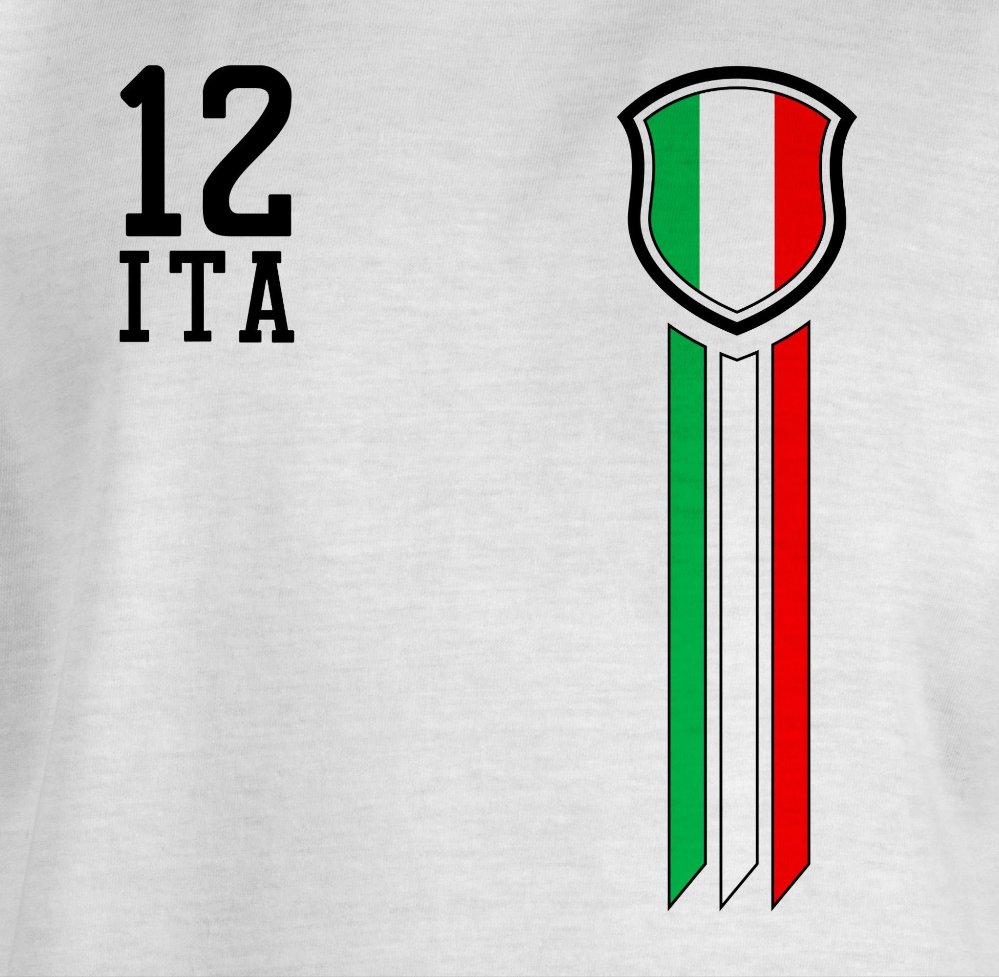 Shirtracer T-Shirt 12 Mann Italien 2026 Fussball WM Fanartikel