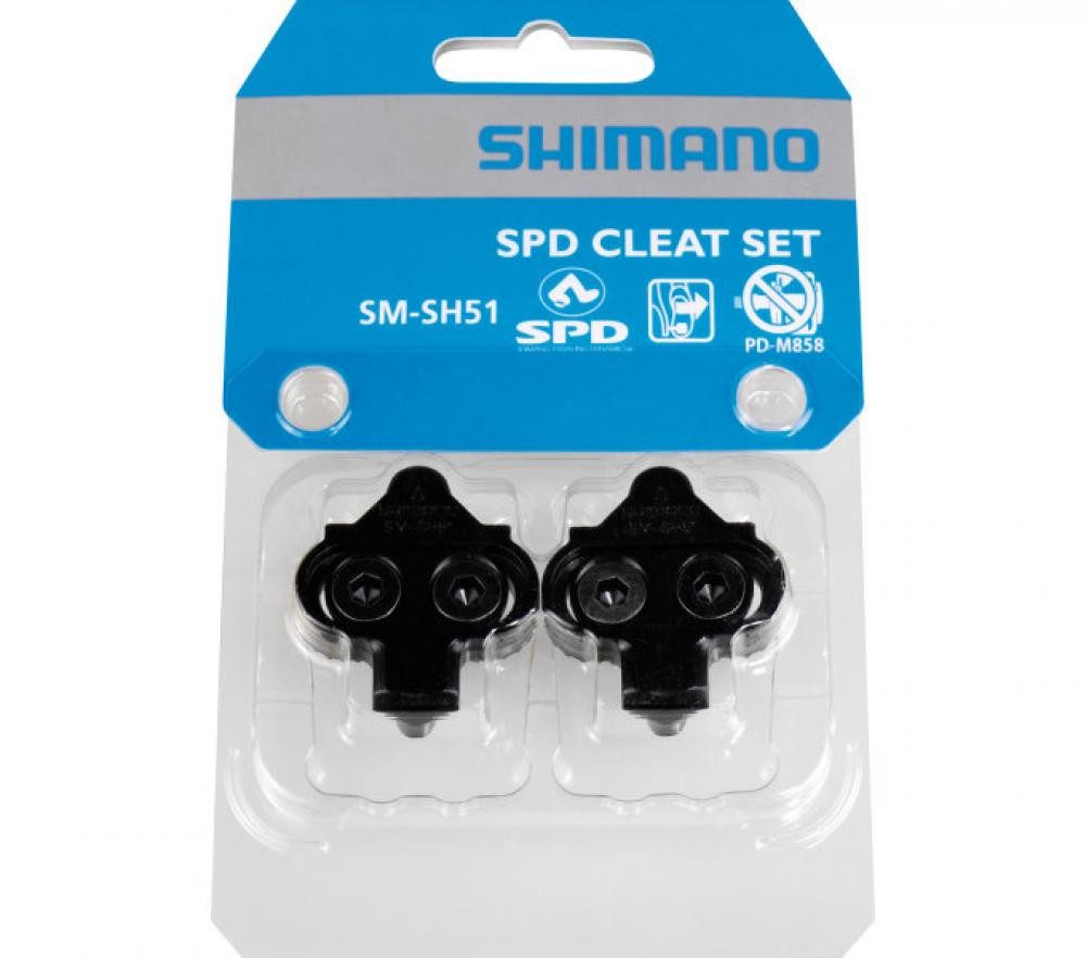 Shimano Fahrradpedale Shimano Schuhplatten SM-SH51 ohne Gegenplatte