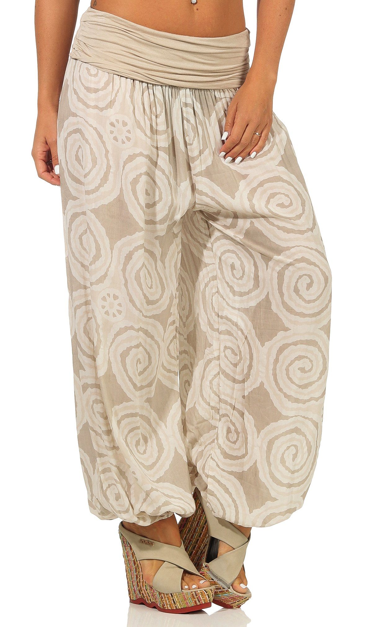 malito more than fashion Haremshose 1718 Sommerhose mit elastischem Bund un günstig online kaufen