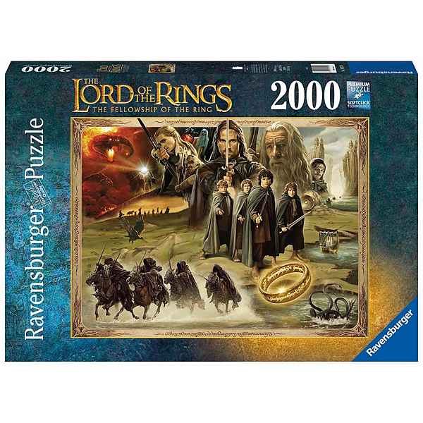 Ravensburger Puzzle »LOTR: The Fellowship of the Ring«, 2000 Puzzleteile, Made in Germany, FSC® - schützt Wald - weltweit