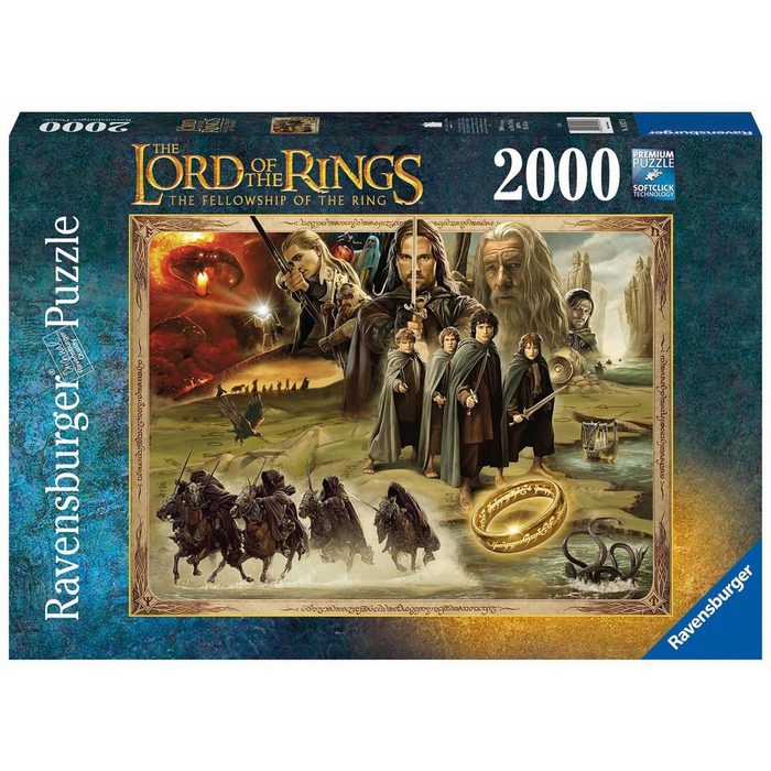 Ravensburger Puzzle »LOTR: The Fellowship of the Ring« 2000 Puzzleteile Made in Germany FSC® - schützt Wald - weltweit SY11852
