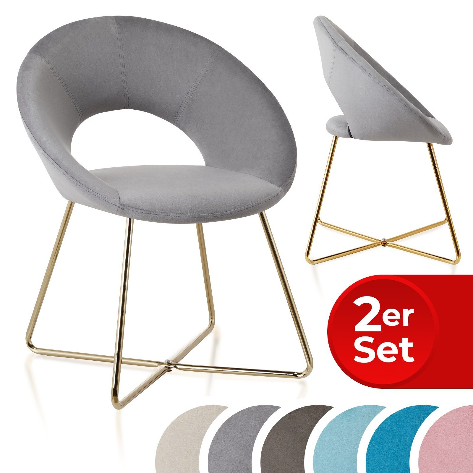 VENDOMNIA Esszimmerstuhl Esszimmerstühle Küchenstühle Polsterstuhl aus günstig online kaufen