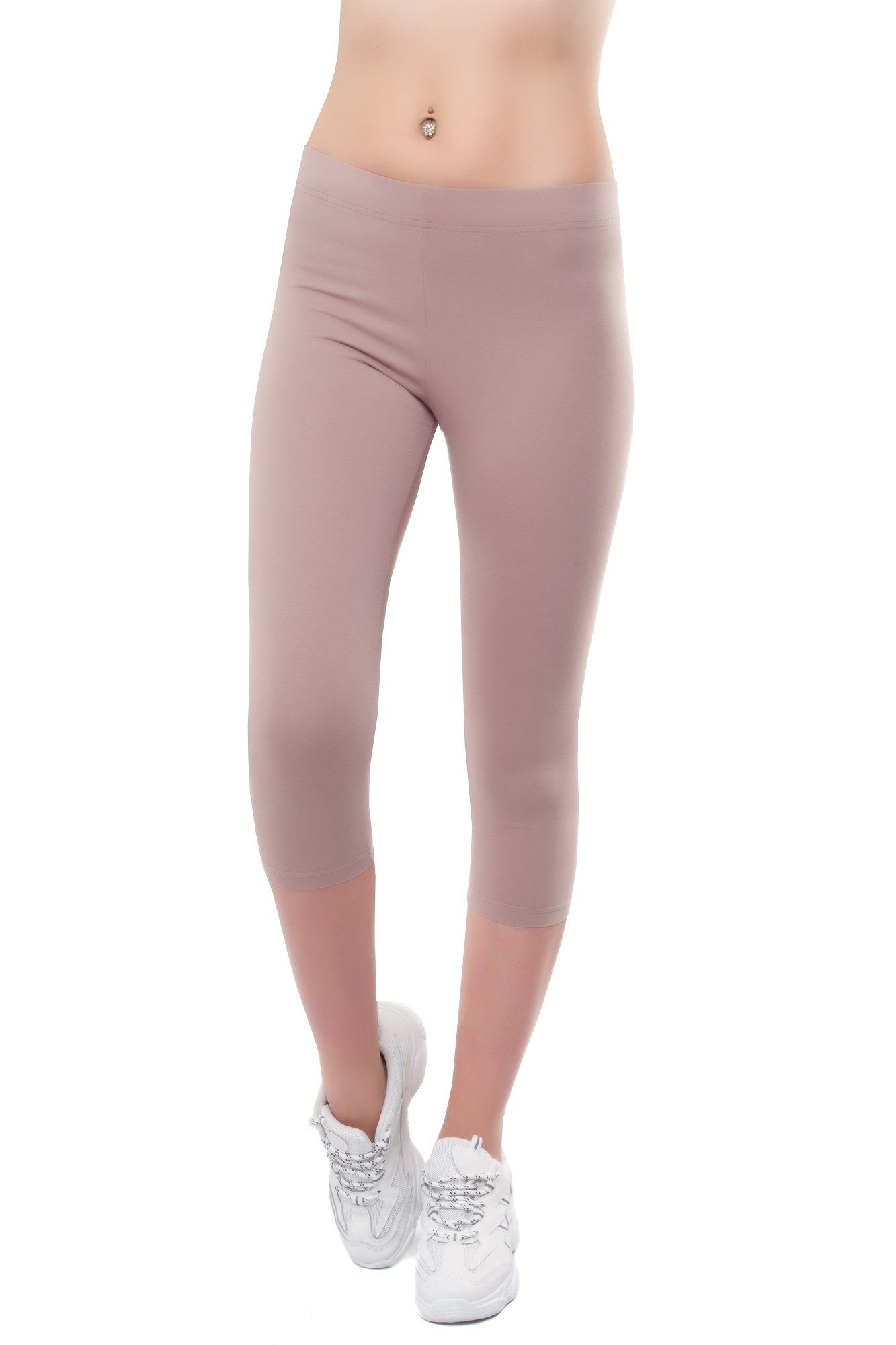 Bongual Caprileggings Basics mit Komfortbund